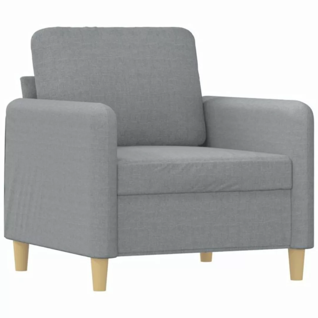 vidaXL Sofa Sessel Hellgrau 60 cm Stoff günstig online kaufen