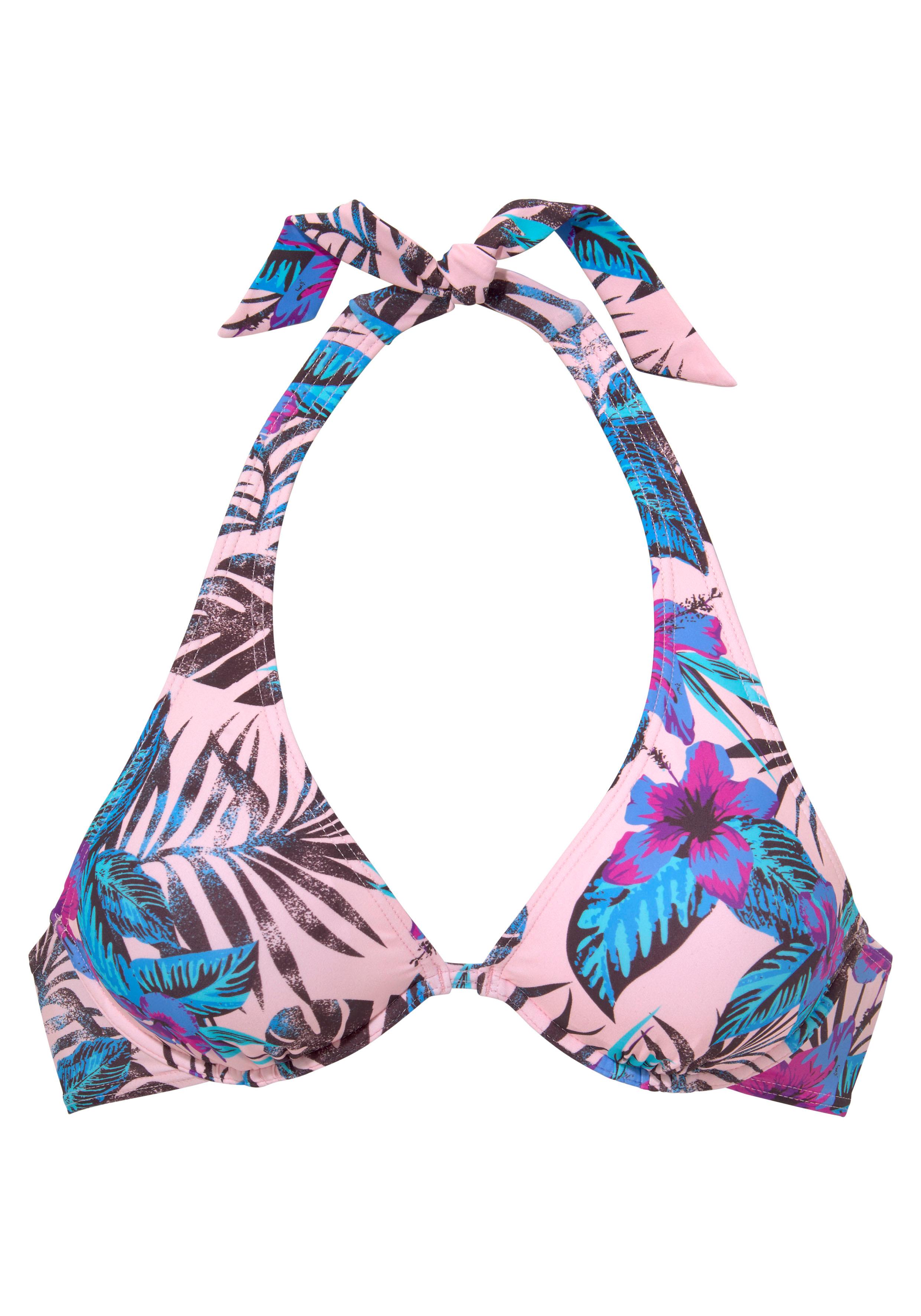 Venice Beach Bügel-Bikini-Top "Marly", mit tropischem Print günstig online kaufen