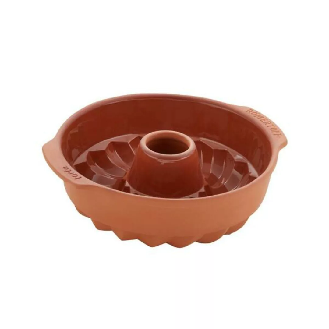 Römertopf® Kuchenbackform Kranz Glasierte Keramik Natur-ton günstig online kaufen