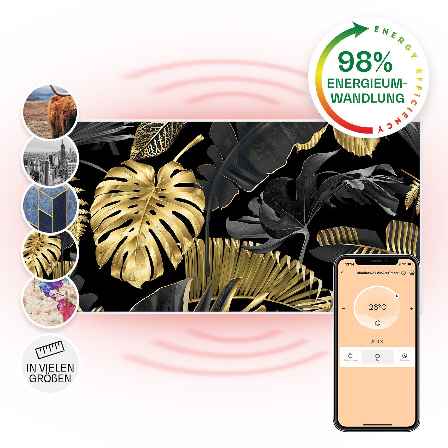 Klarstein Heizkörper Wonderwall Air Art Smart günstig online kaufen