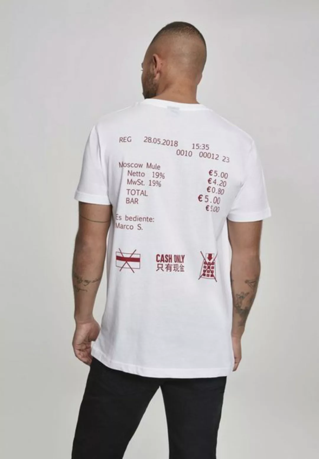 MisterTee T-Shirt MisterTee Herren Cash Only Tee (1-tlg) günstig online kaufen