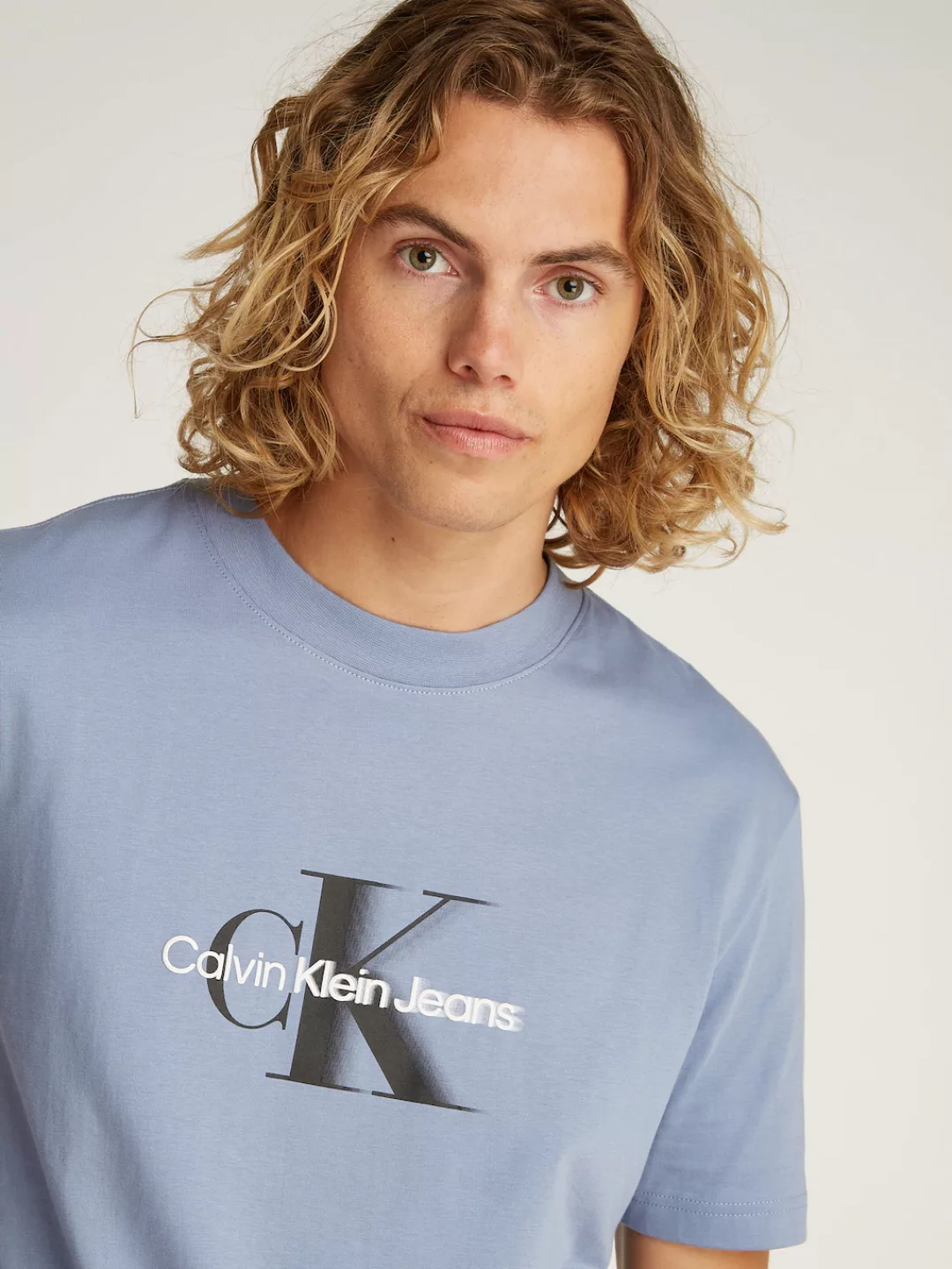 Calvin Klein Jeans T-Shirt "MONOLOGO SHIFT TEE", mit großem Logodruck günstig online kaufen