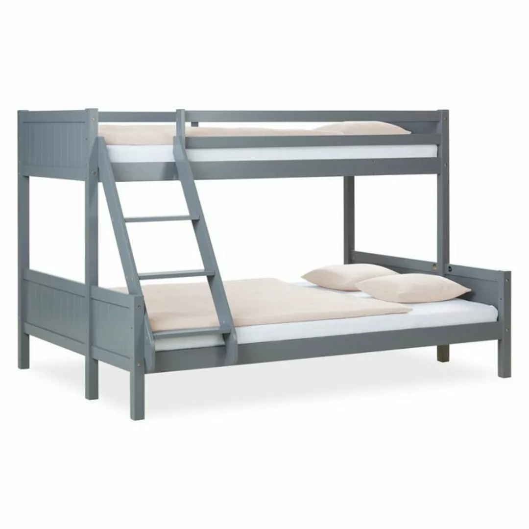 Homestyle4u Etagenbett 90x200 und 140x200 Kinderbett Holz 2 Kinder Massiv m günstig online kaufen