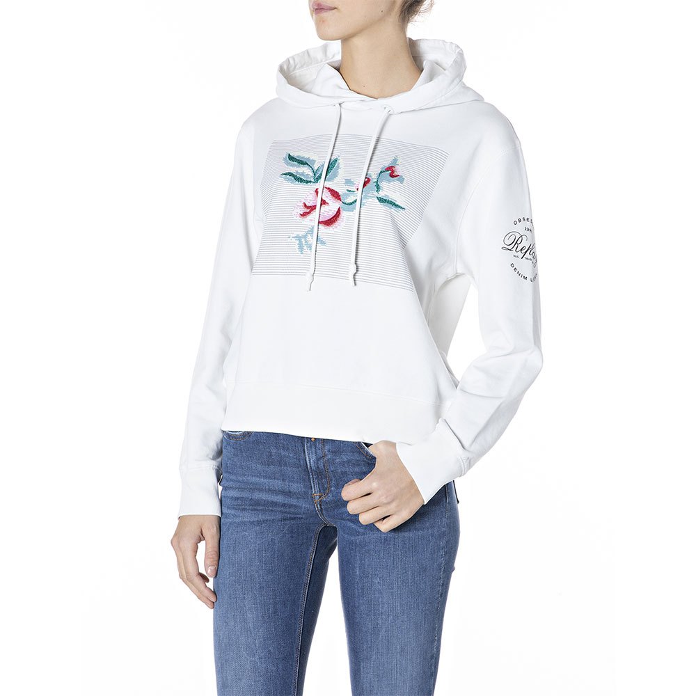 Replay W3614.000.23158p Pullover S Chalk günstig online kaufen