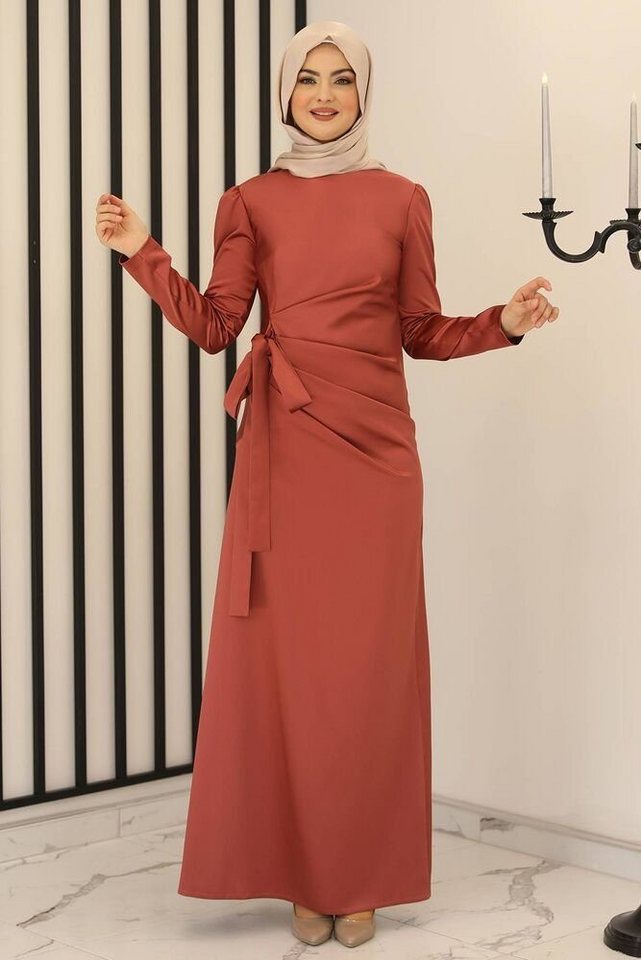 Modavitrini Tüllkleid Abendkleid aus gepunktetem Tüll Hijab Kleid Abiye Aba günstig online kaufen