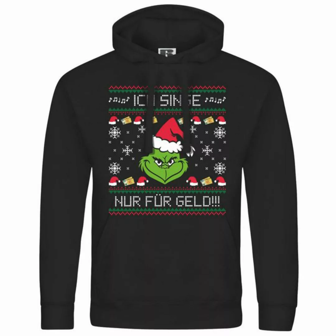 deinshirt Kapuzenpullover Herren Kapuzenpullover Ich singe nur für Geld Mit günstig online kaufen