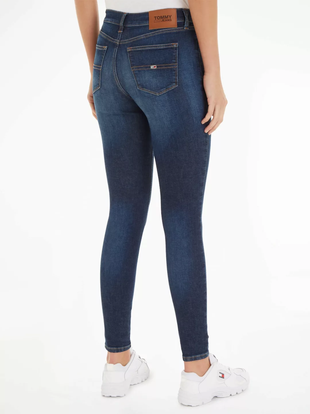 Tommy Jeans Skinny-fit-Jeans mit dezenten Label-Applikationen günstig online kaufen