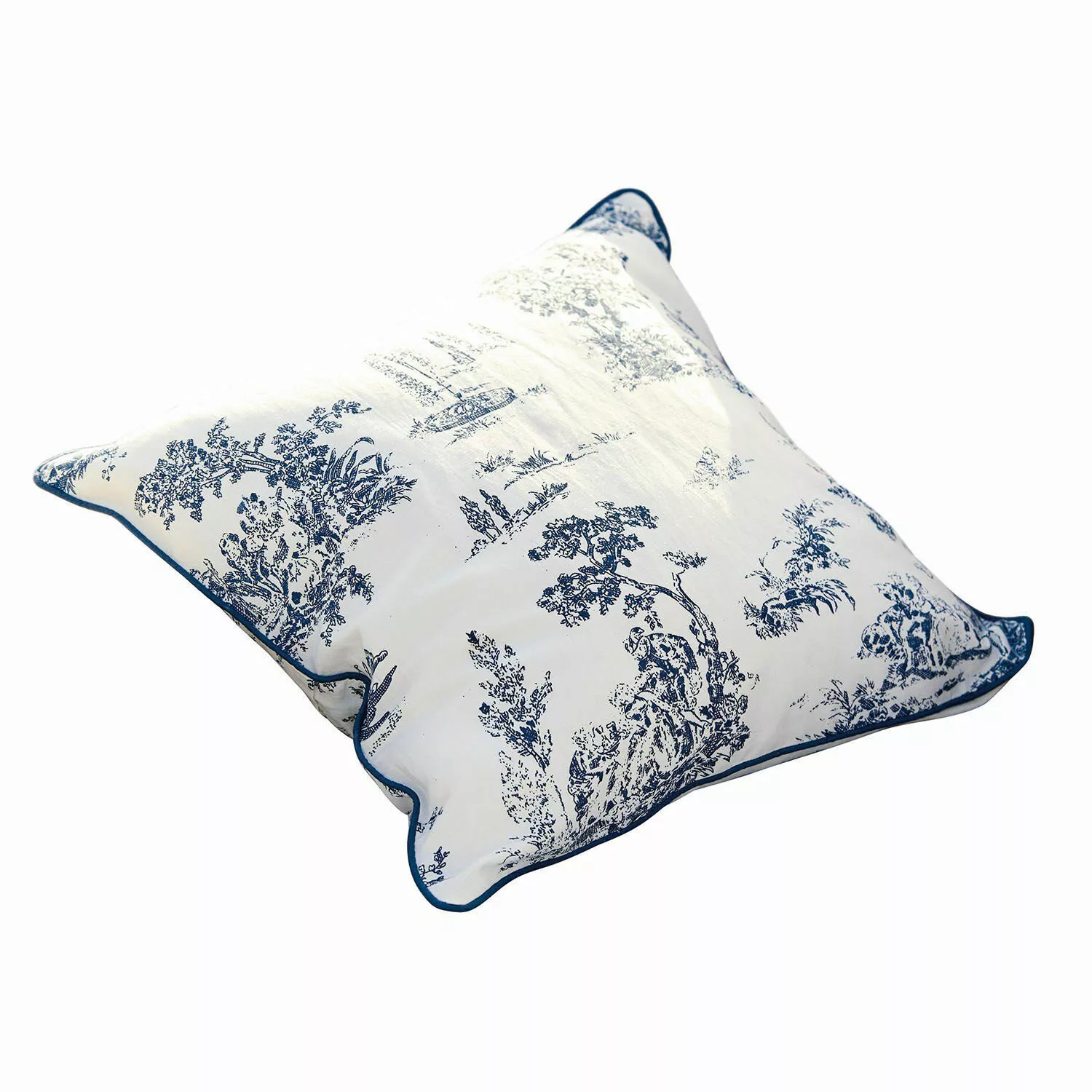 Mirabeau Kissenhülle Kissenhülle Simone blau/weiß günstig online kaufen