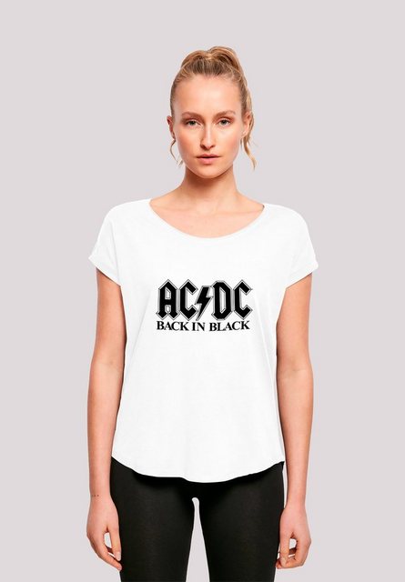 F4NT4STIC T-Shirt ACDC Back In Black Logo Ladies Long T-Shirt Print günstig online kaufen