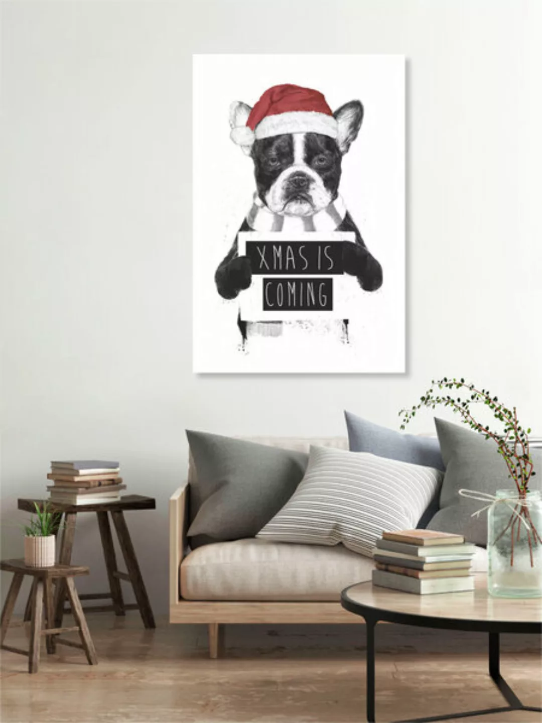 Poster / Leinwandbild - Xmas Is Coming günstig online kaufen