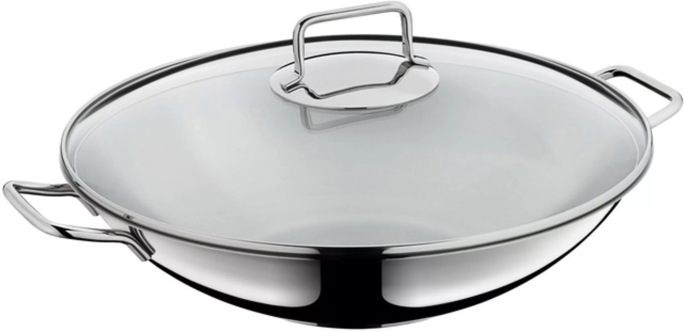 WMF Wok »Macao Wokpfanne mit Glasdeckel, Induktion«, Cromargan® Edelstahl R günstig online kaufen