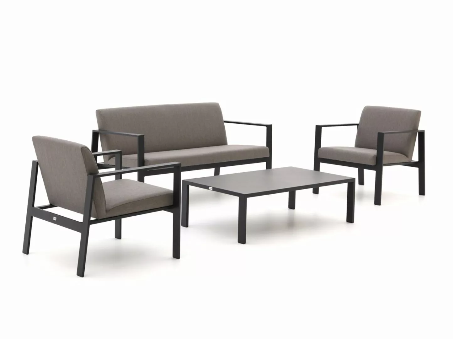 Il Tempo Turate Sessel-Sofa Lounge-Set 4-teilig günstig online kaufen