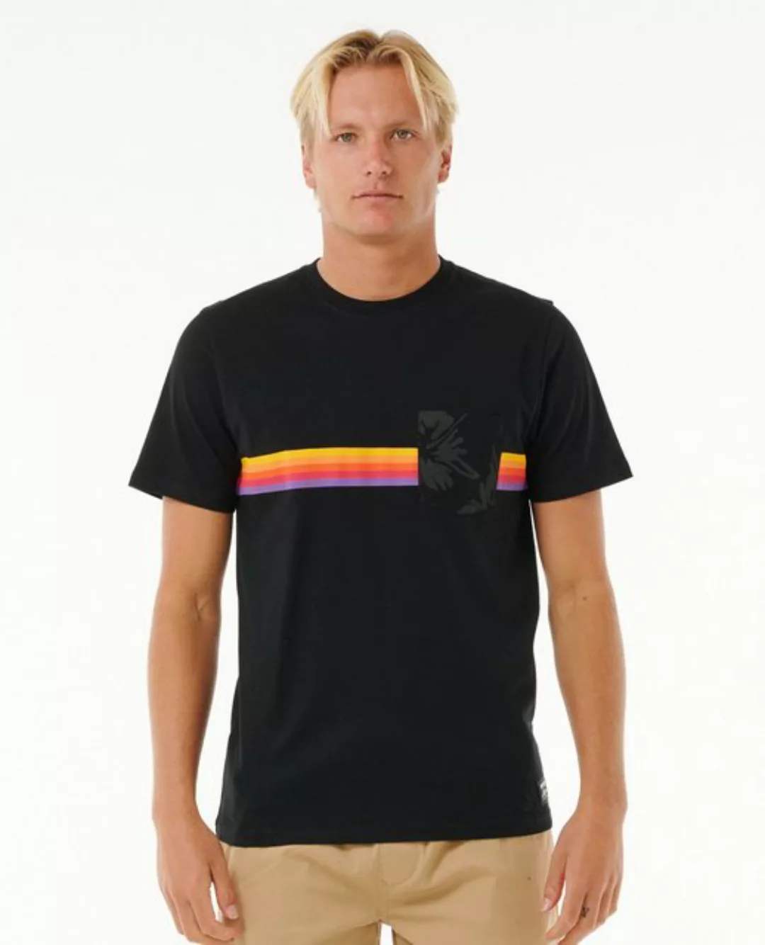 Rip Curl T-Shirt Surf Revival Hoffman T-Shirt mit Tasche günstig online kaufen