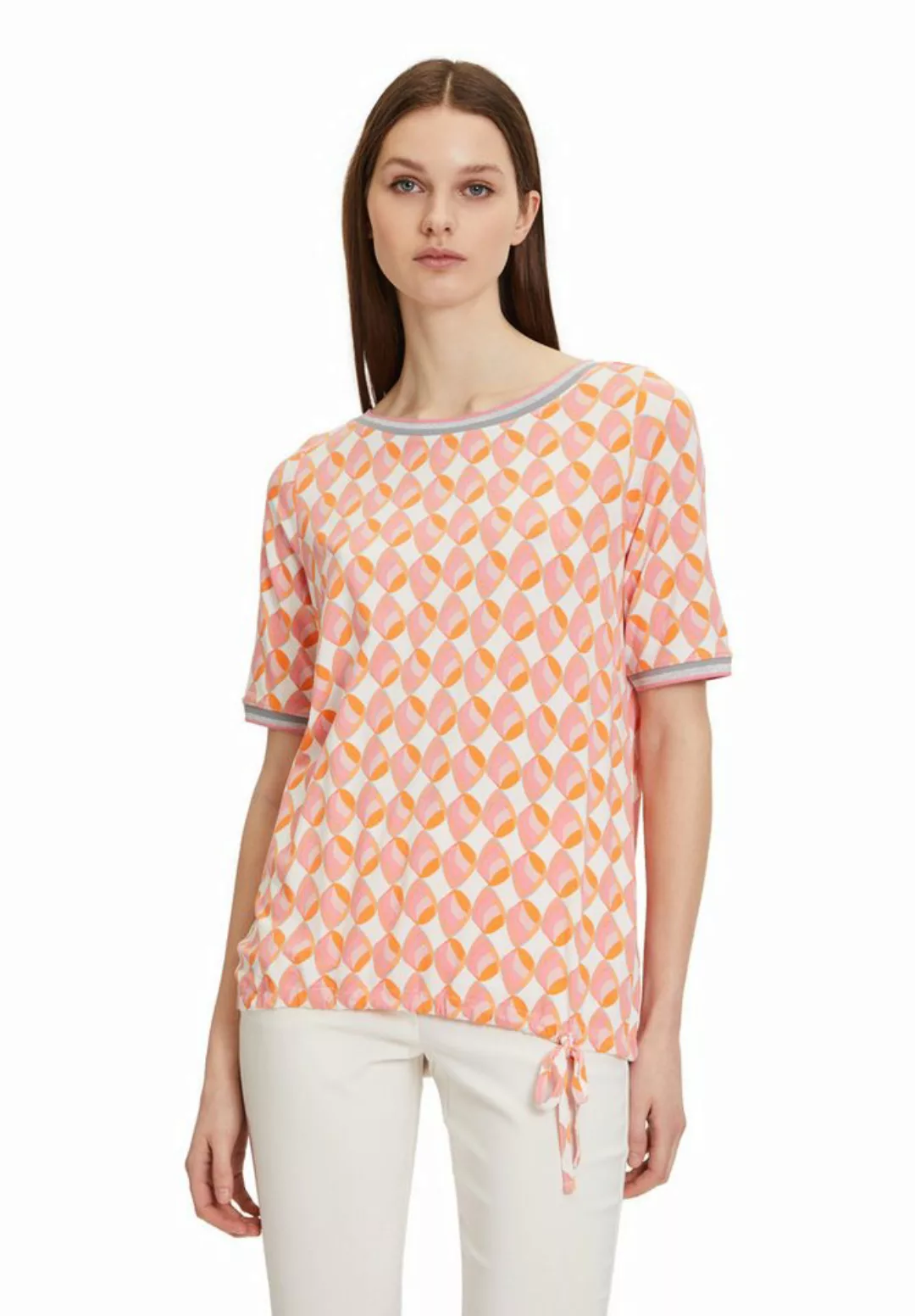 Betty Barclay Kurzarmshirt Betty Barclay Casual-Shirt mit Tunnelzug (1-tlg) günstig online kaufen