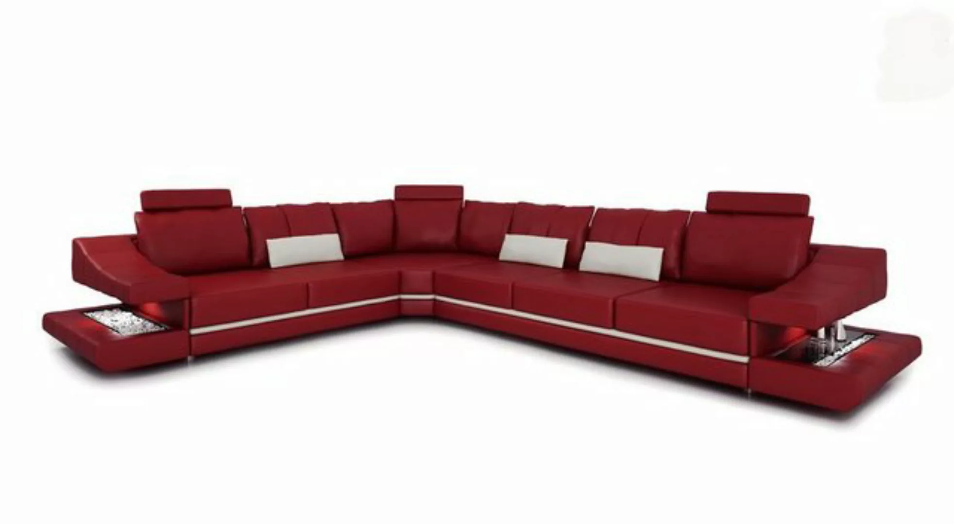 JVmoebel Ecksofa, Ledersofa Ecksofa Couch Designer Polster Sofa Couchen Sof günstig online kaufen