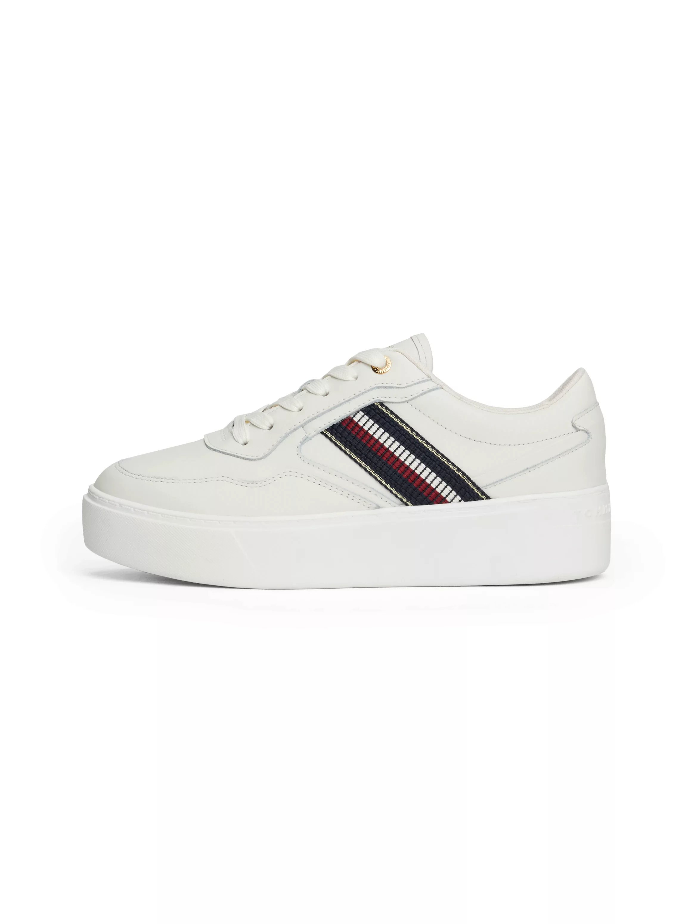 Tommy Hilfiger Plateausneaker "STRIPES PLATFORM SNEAKER", Schnürer, Halbsch günstig online kaufen