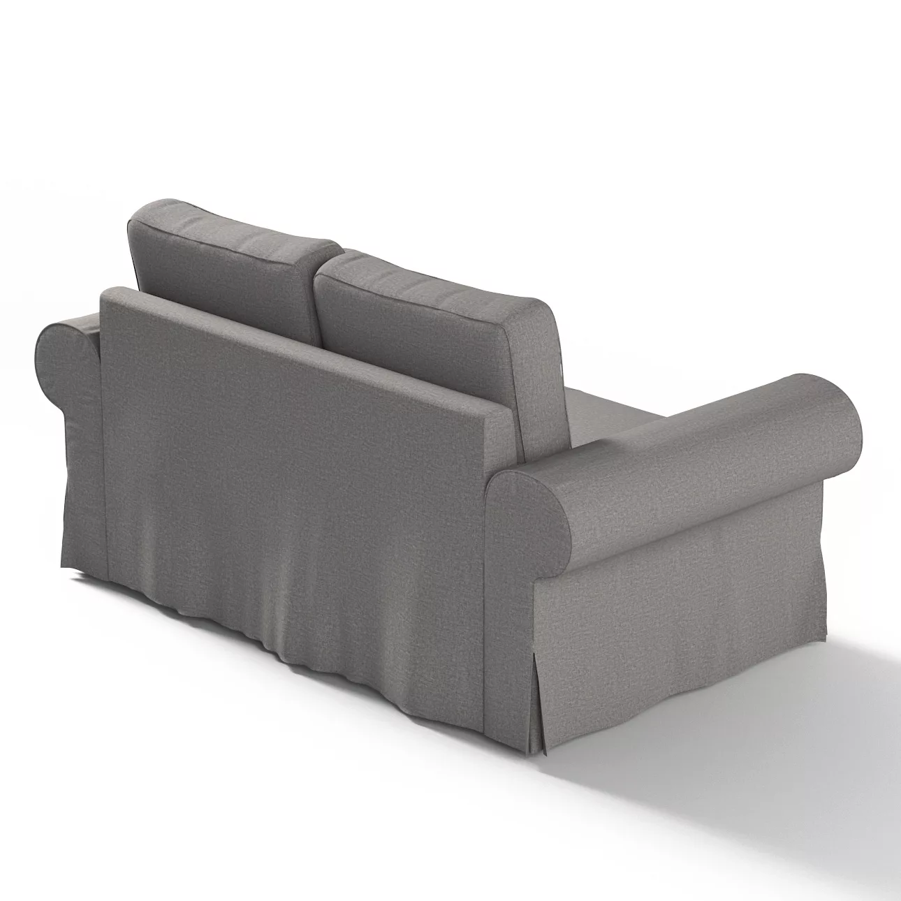 Bezug für Backabro 2-Sitzer Sofa ausklappbar, grau, Bezug für Backabro 2-Si günstig online kaufen