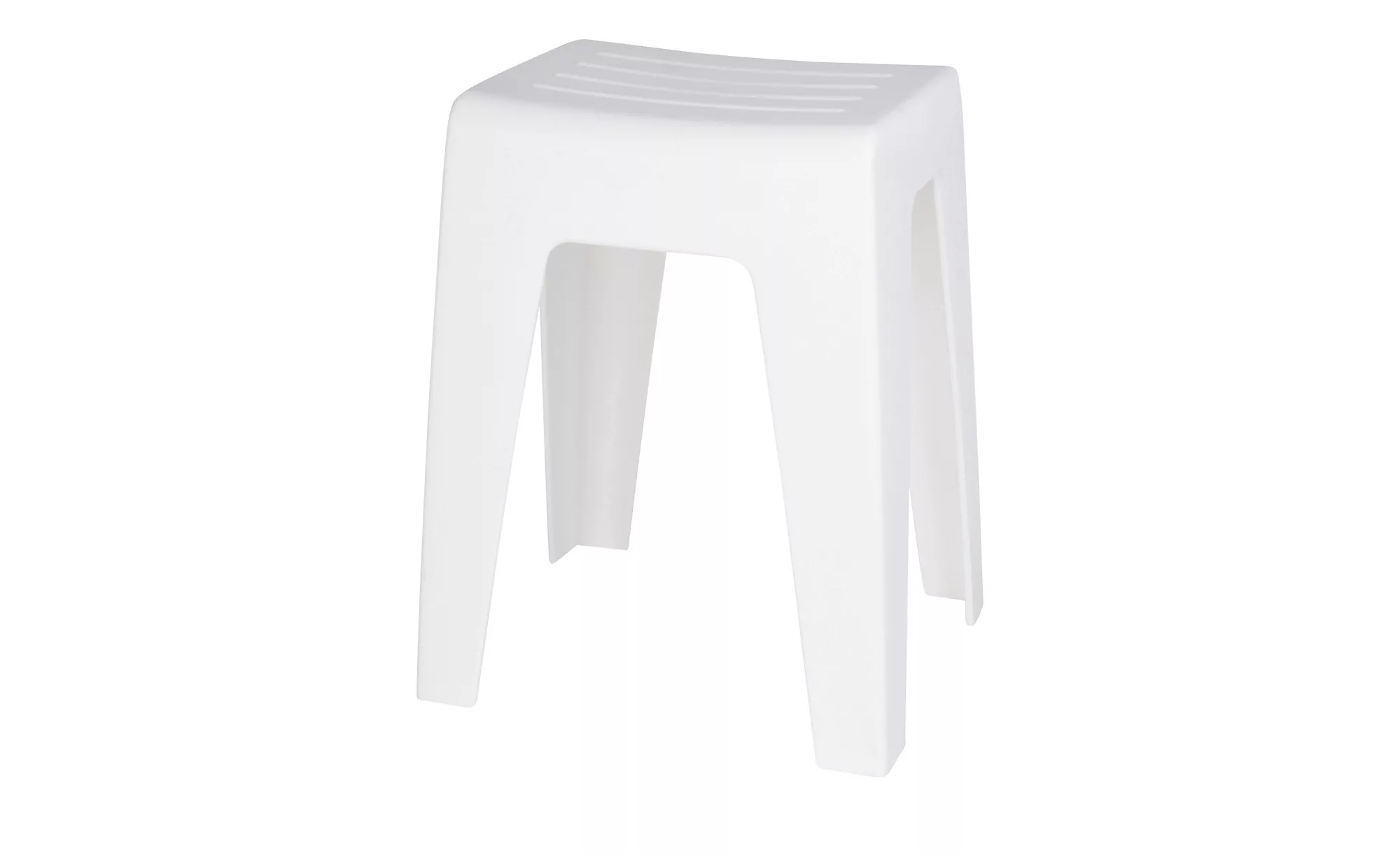 WENKO Badhocker Kumba Weiß, Stabile Qualität aus Kunststoff weiß günstig online kaufen