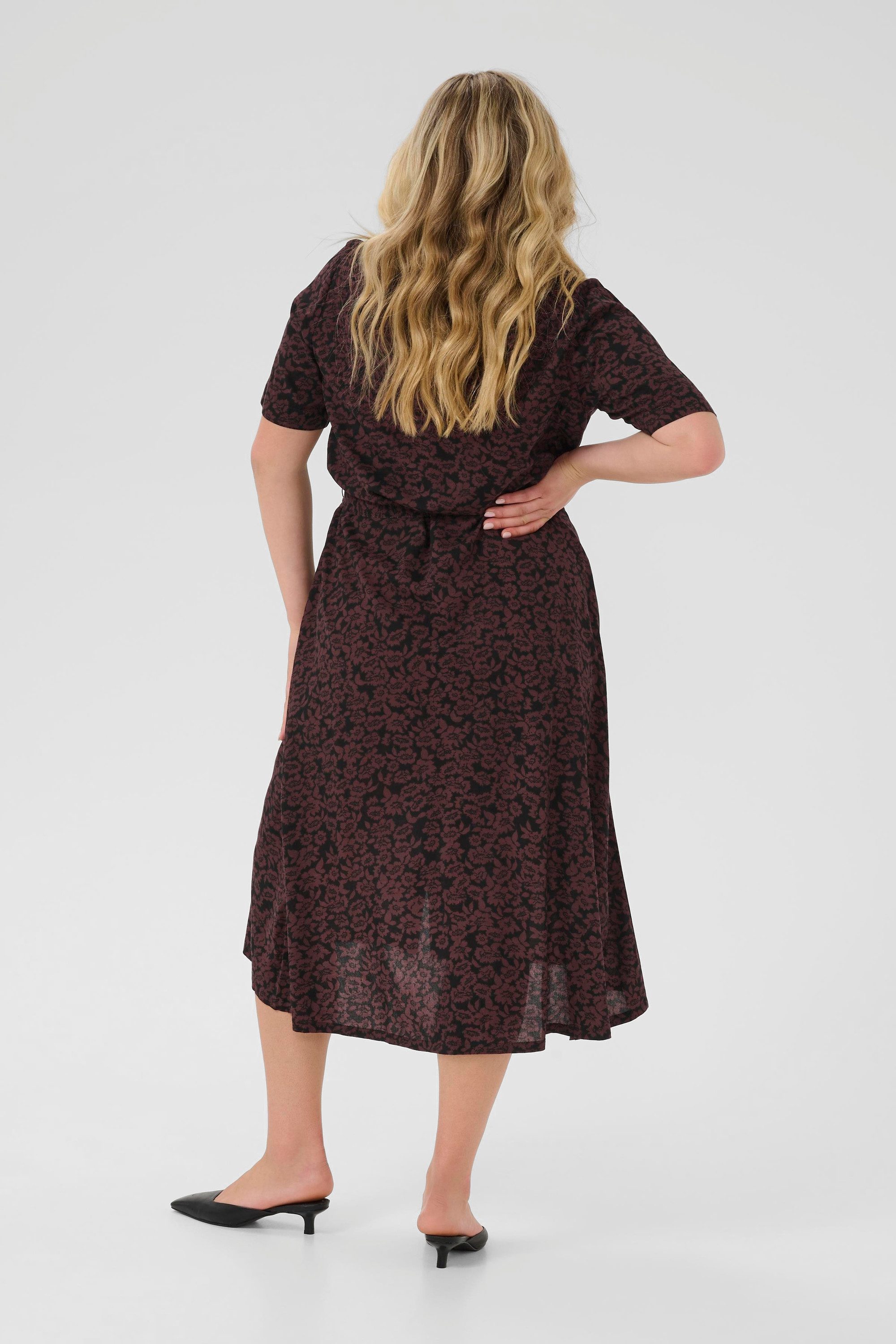 KAFFE Curve Blusenkleid Kleid KCbella Große günstig online kaufen
