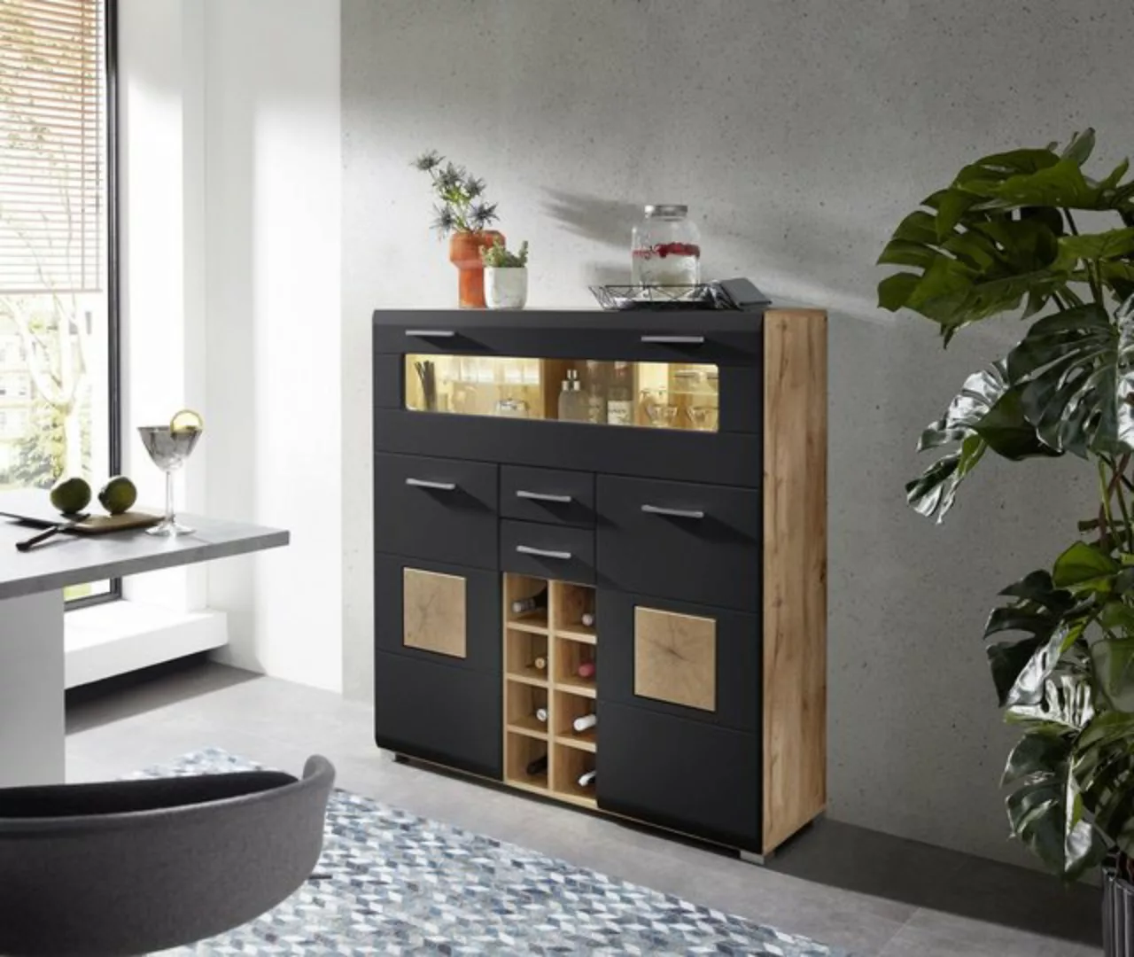 Innostyle Barschrank 120 x 128 x 37 cm (B/H/T) günstig online kaufen