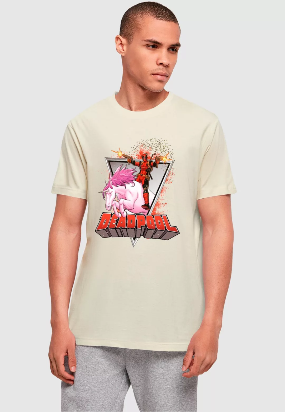 ABSOLUTE CULT T-Shirt "ABSOLUTE CULT Herren Deadpool - Rides a Unicorn T-Sh günstig online kaufen