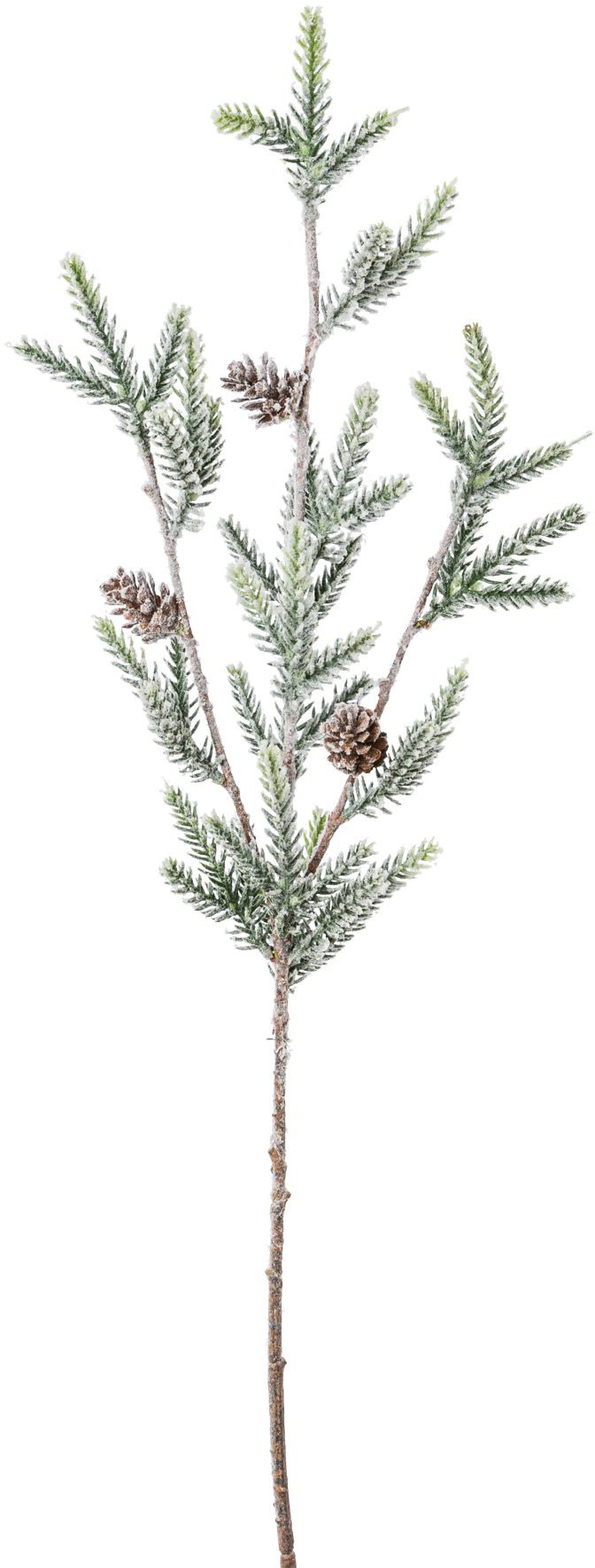 Creativ green Winterliche Kunstpflanze "Weihnachtsdeko", Minifichtenzweig i günstig online kaufen