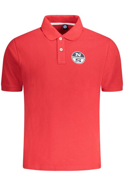 North Sails Poloshirt Stilvolles Herren-Kurzarm-Poloshirt in Rot mit günstig online kaufen