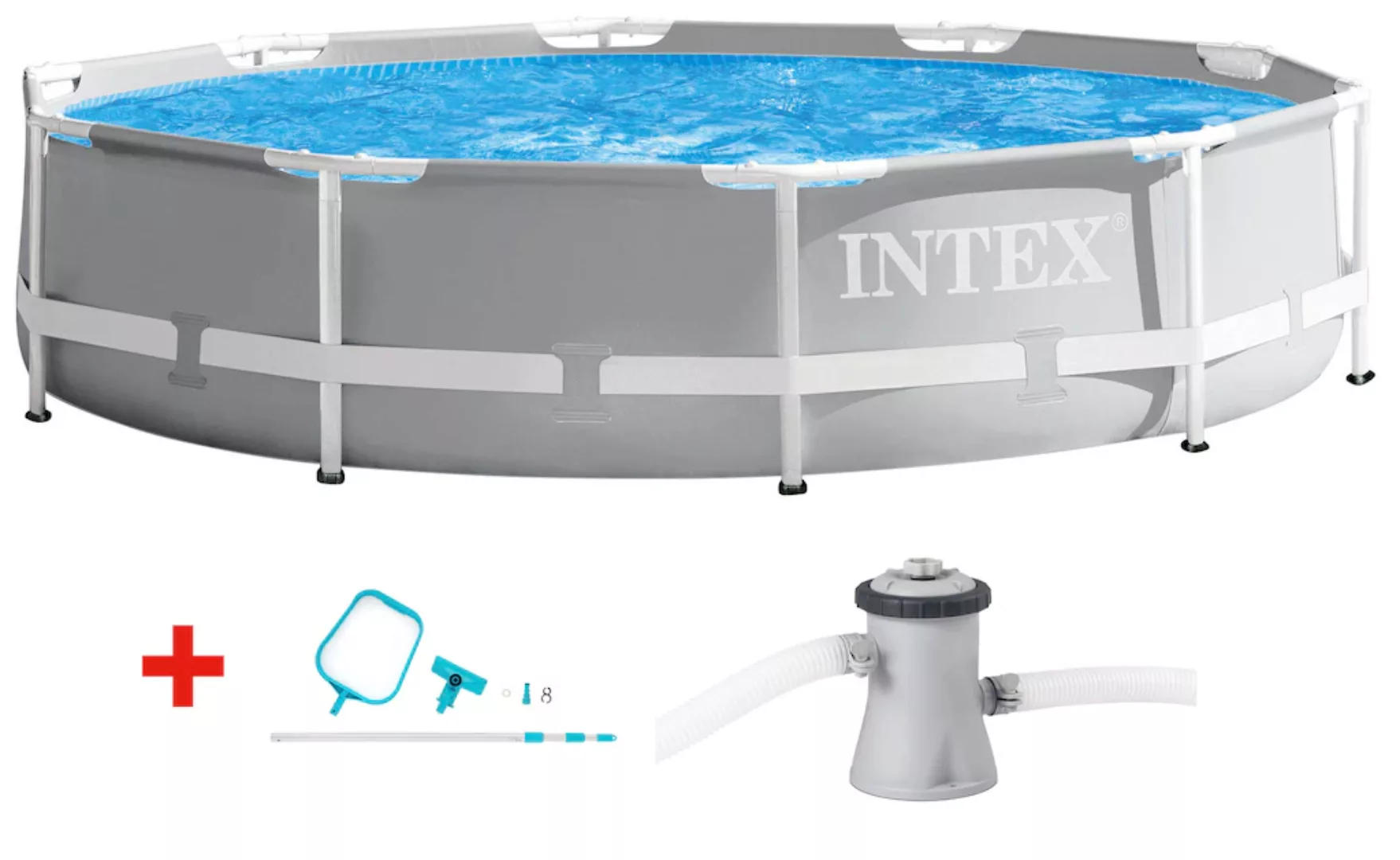 Intex Rundpool ""Framepool" 305x76 cm", (Set), inkl. hochwertigem Intex Poo günstig online kaufen