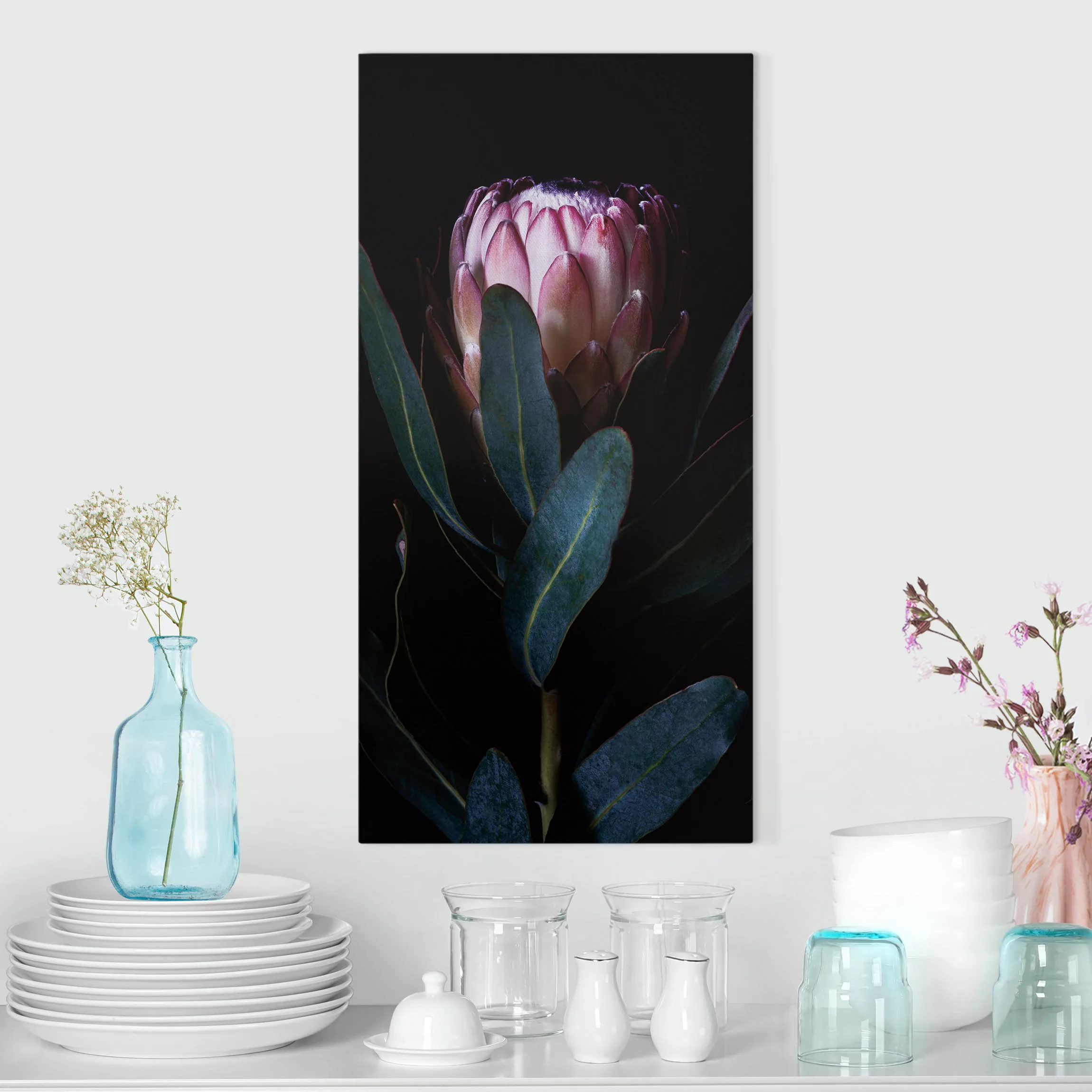 Leinwandbild Protea Portrait günstig online kaufen