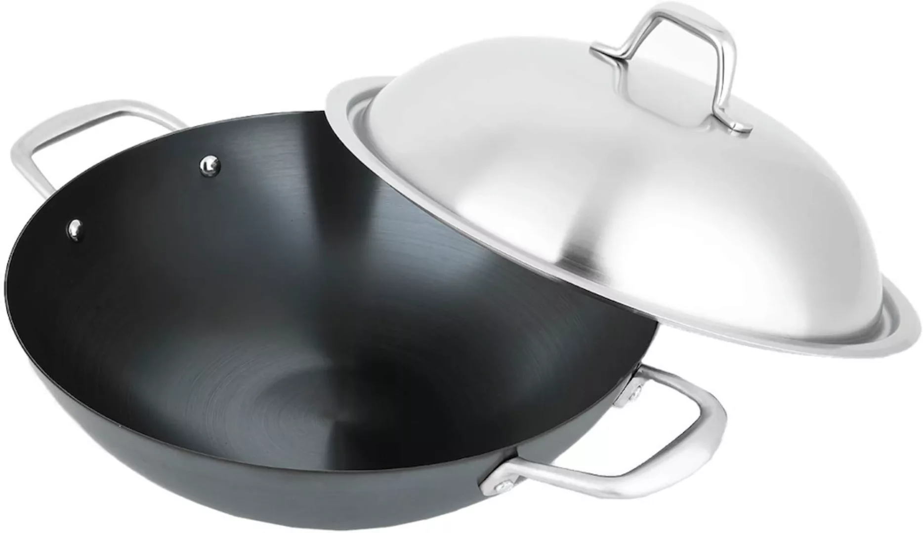 Carl Schmidt Sohn Wok »Altena«, Eisen, Ø 32 cm, mit Deckel, Induktion günstig online kaufen