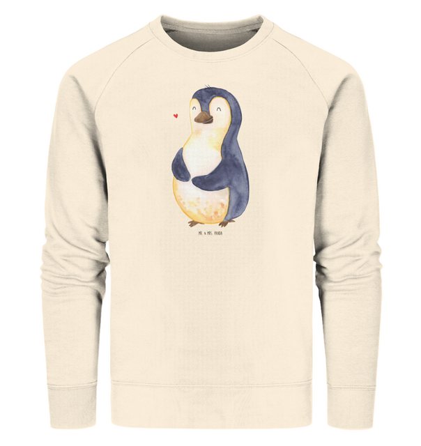 Mr. & Mrs. Panda Longpullover Größe M Pinguin Diät - Natural Raw - Geschenk günstig online kaufen