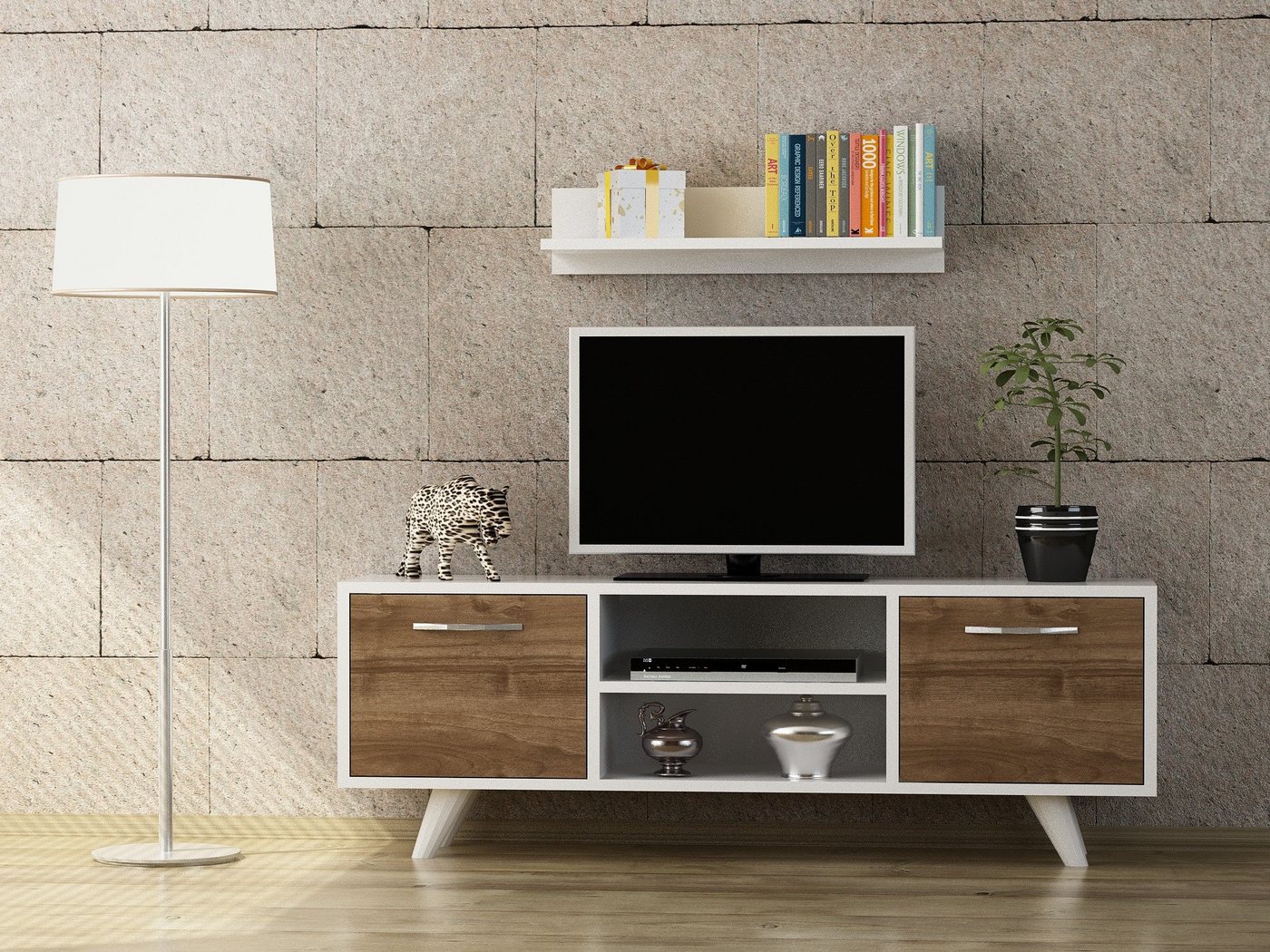 Skye Decor TV-Schrank Schränke, 41x120x25 cm, 100% Melaminbeschichtete Part günstig online kaufen