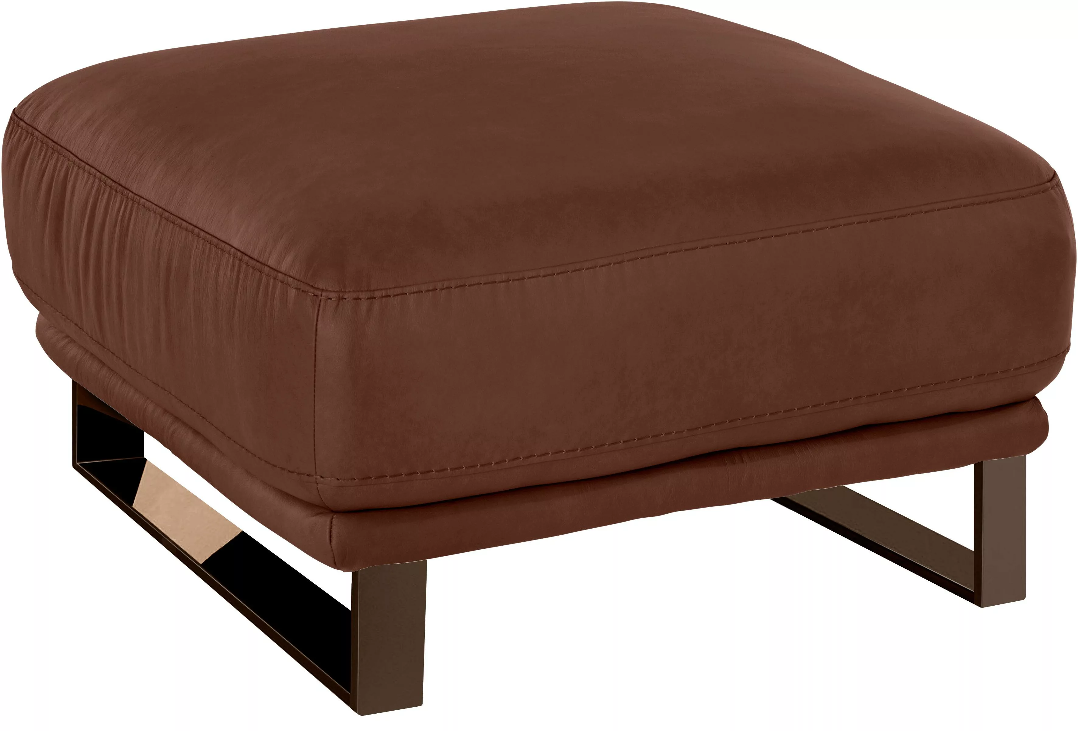 W.SCHILLIG Hocker "montanaa", mit Metallkufen in Bronze pulverbeschichtet, günstig online kaufen