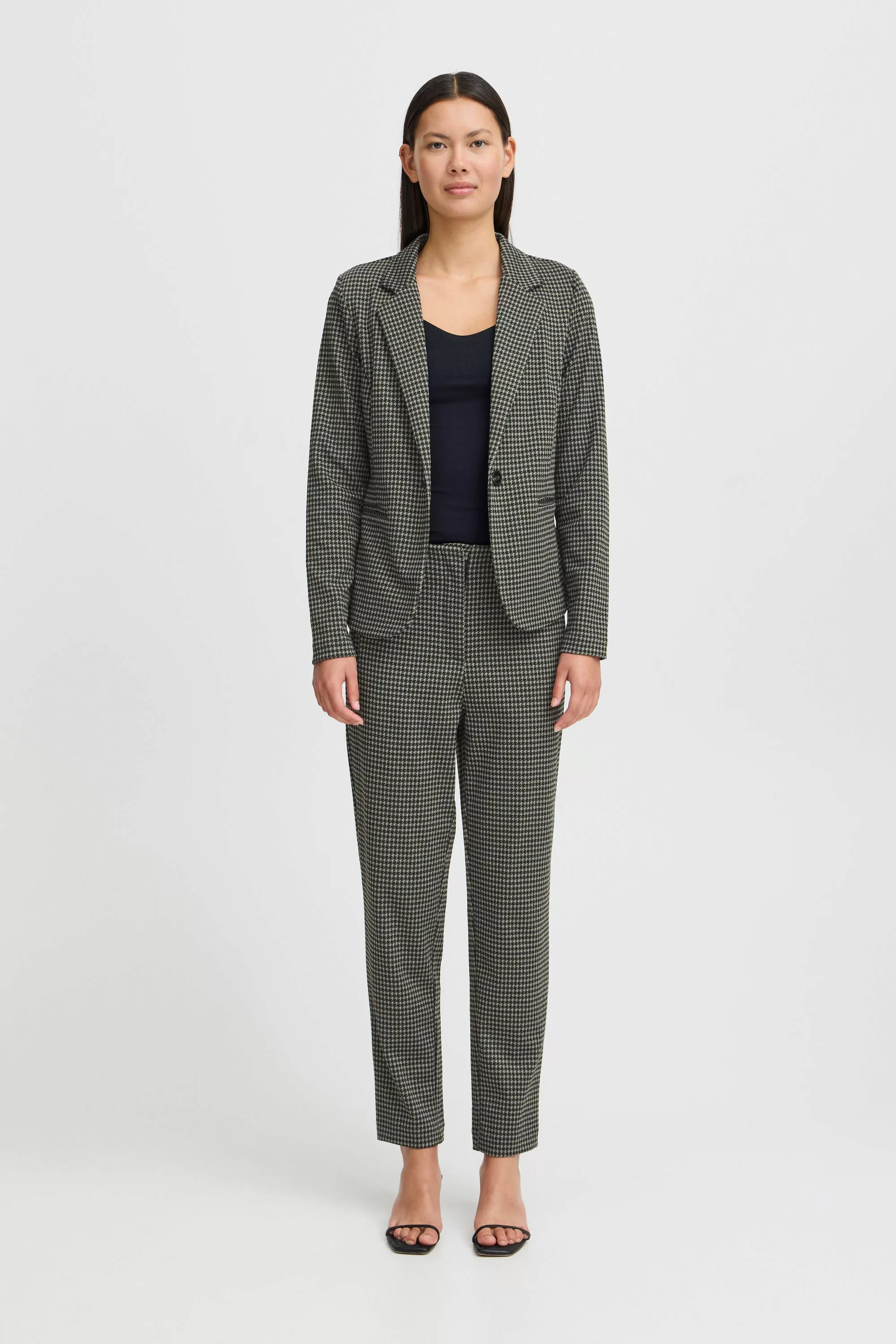 Ichi Kurzblazer IHKATE HOUNDSTOOTH BL2 modischer Business-Blazer günstig online kaufen