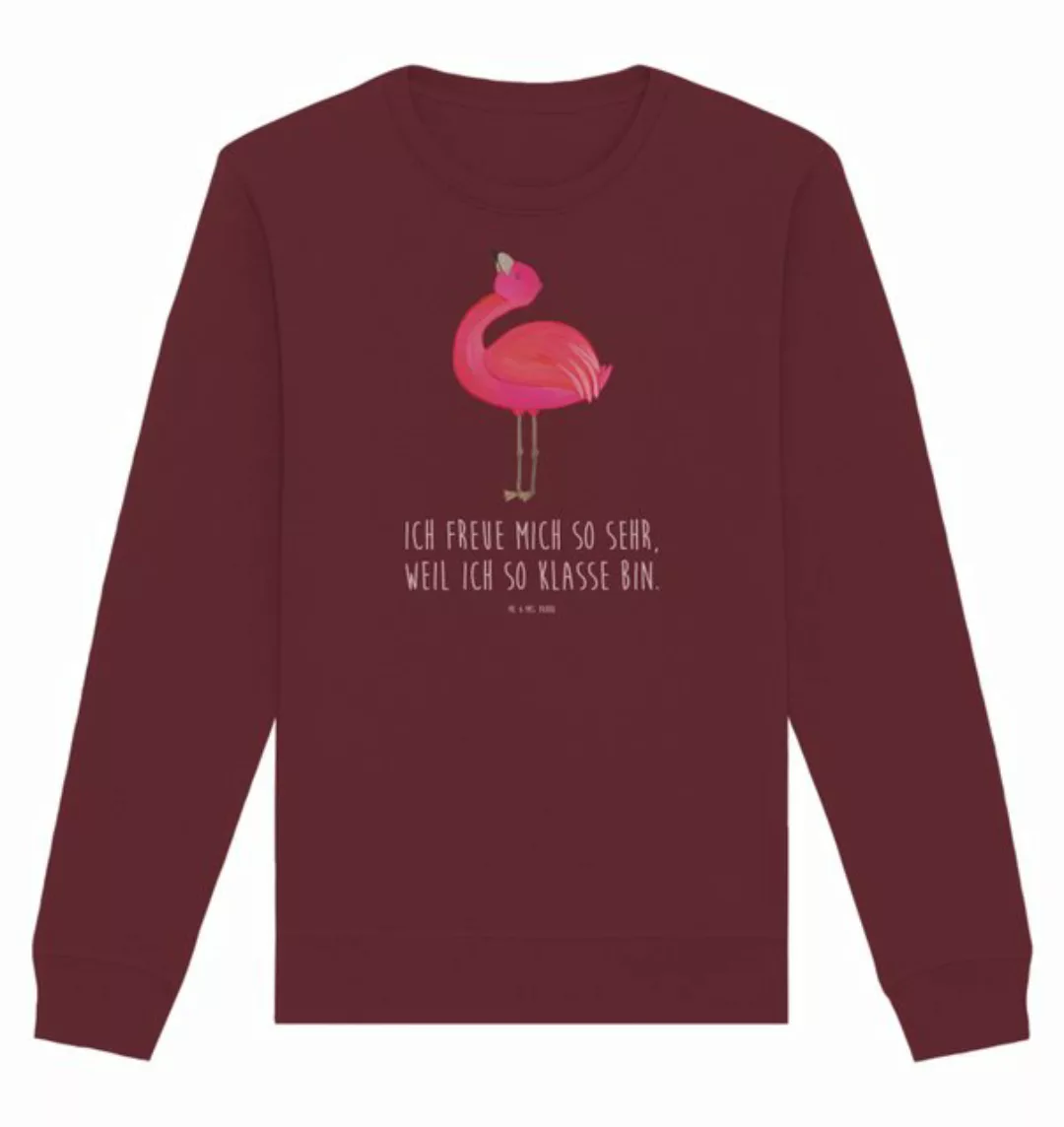 Mr. & Mrs. Panda Longpullover Flamingo Stolz Größe XL - Burgundy - Geschenk günstig online kaufen