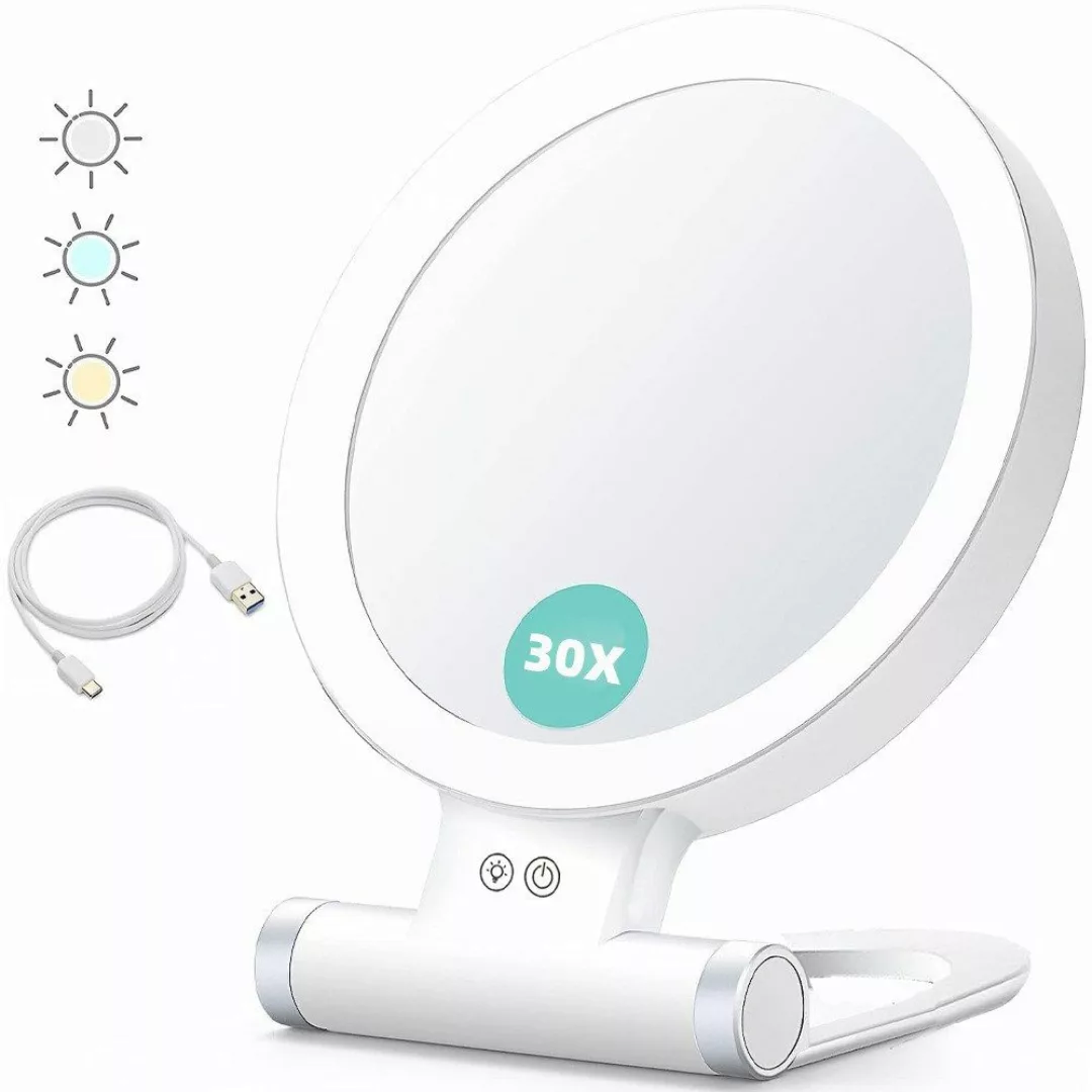 PRIISF Standspiegel LED Kosmetikspiegel mit Beleuchtung günstig online kaufen