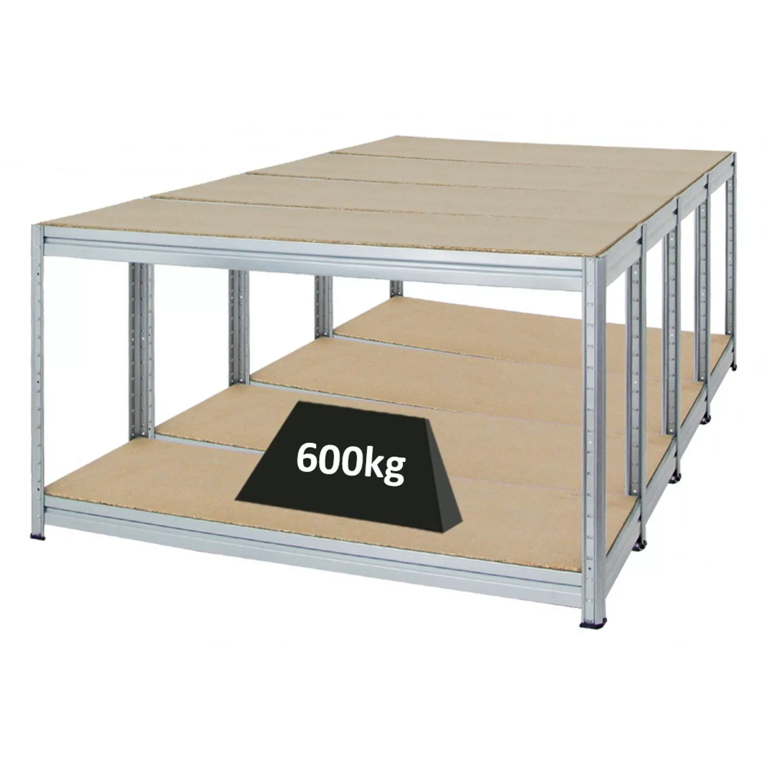 PROREGAL Mega Deal 4x Höhenverstellbare Werkbank Dino HxBxT 90 x 160 x 60 c günstig online kaufen