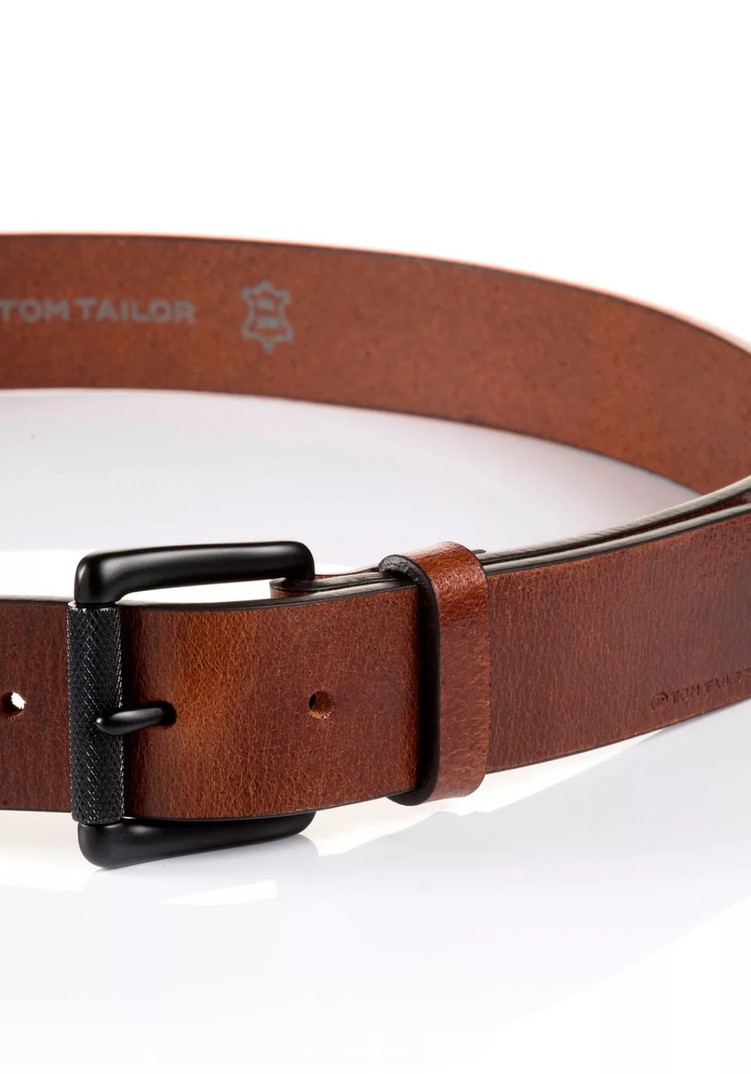 TOM TAILOR Ledergürtel "TTJASPER", 3,5 cm breiter Herrengürtel, ideal zu Je günstig online kaufen