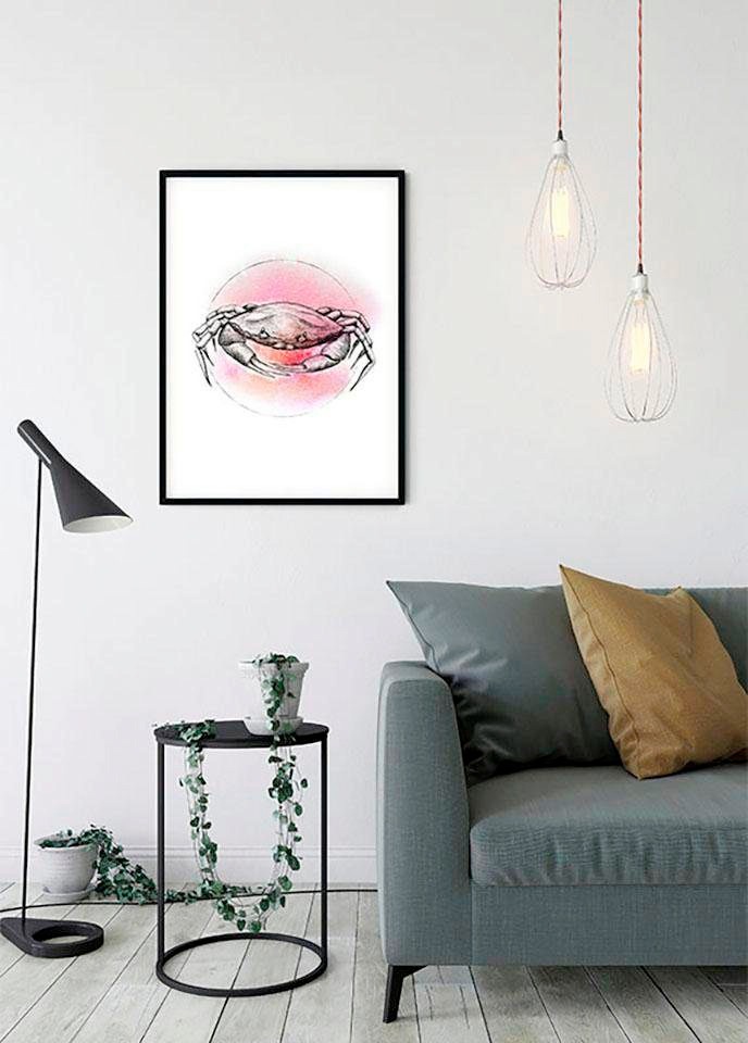 Komar Bild "Crab Watercolor", Tiere, (1 St.), Wandbild zur Dekoration - ohn günstig online kaufen