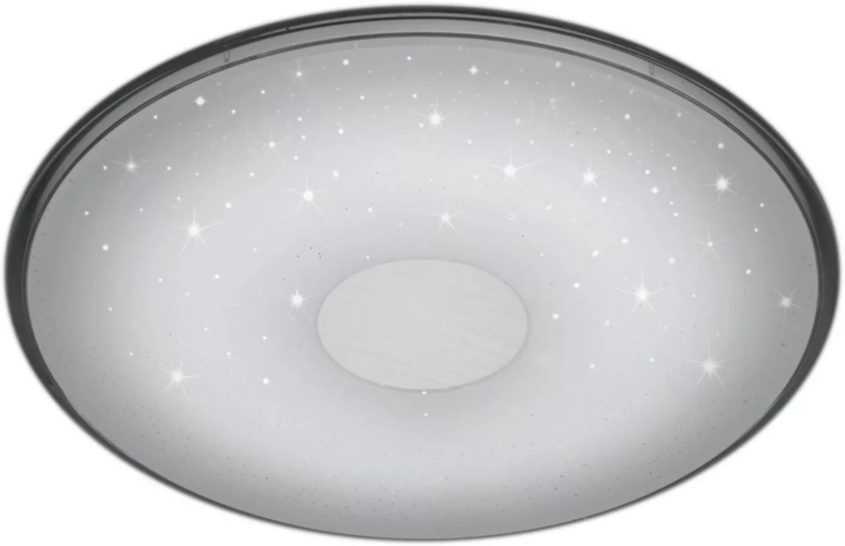 Runde LED-Deckenleuchte Shogun mit Glitzeroptik günstig online kaufen