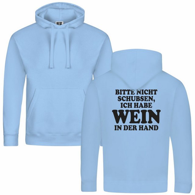 deinshirt Kapuzenpullover Herren Kapuzenpullover Bitte nicht schubsen habe günstig online kaufen