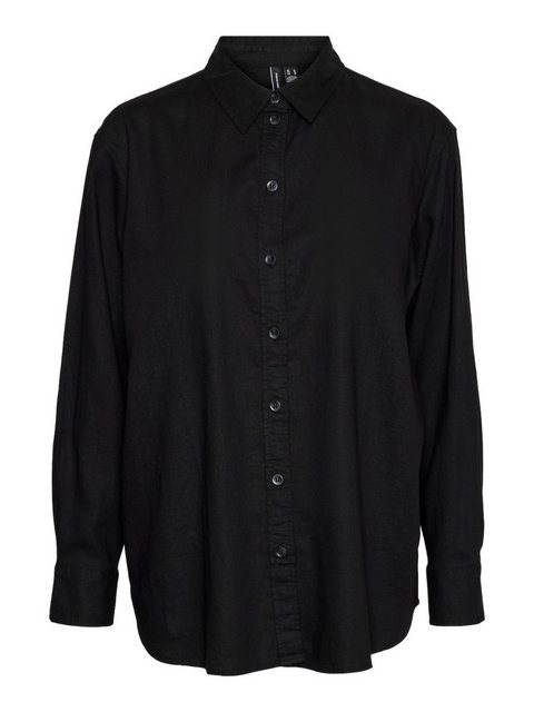 Vero Moda Hemdbluse VERO MODA Damen Hemd-Bluse VmLinn Shirt Hemdkragen günstig online kaufen
