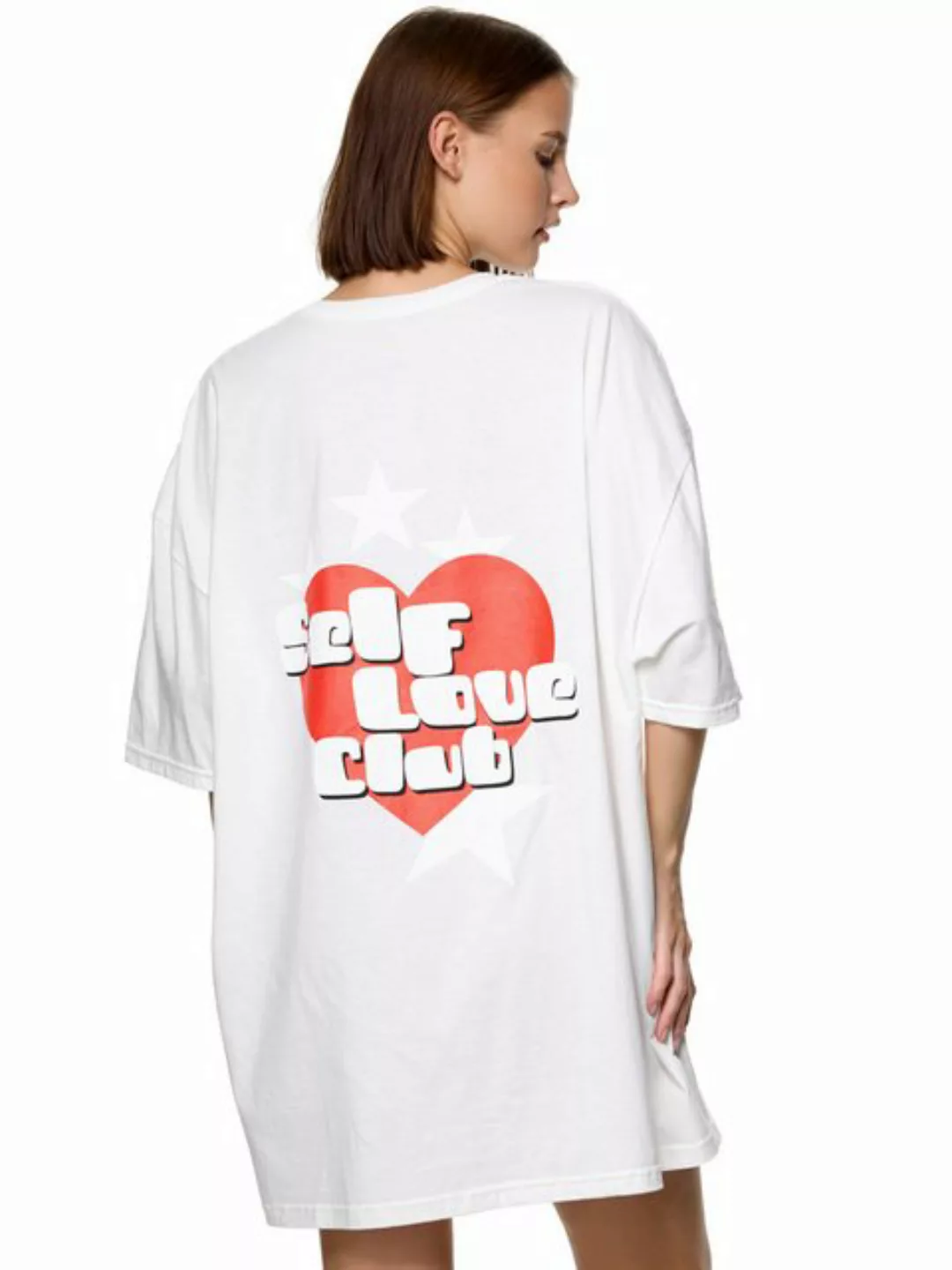 Worldclassca T-Shirt Worldclassca Oversized Print SELF LOVE CLUB T-Shirt la günstig online kaufen