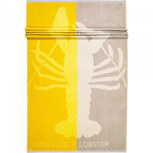 Vossen Strandtücher Absolutely Lobster - Farbe: ginko - 0001 - 100x180 cm günstig online kaufen