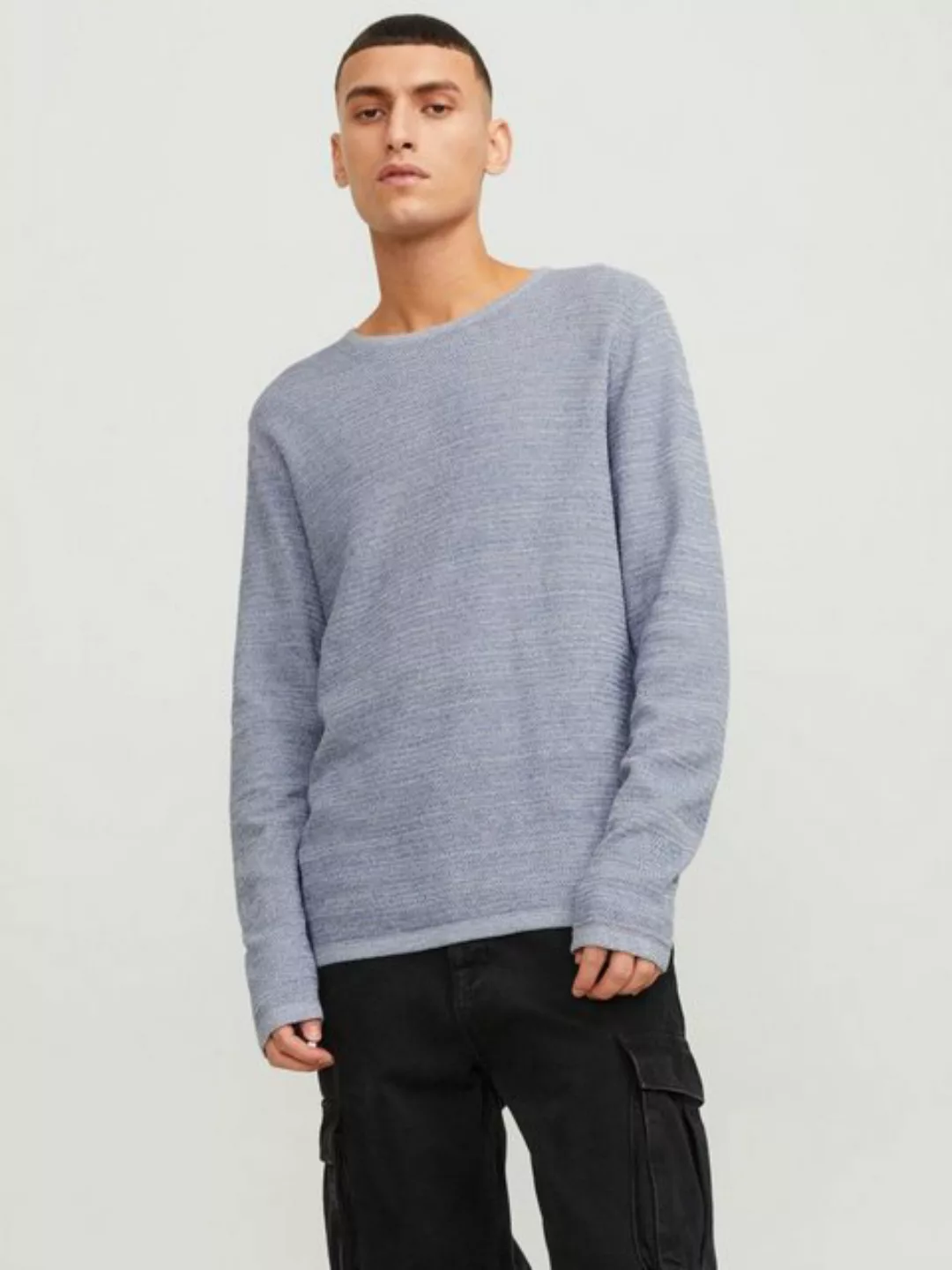 Jack & Jones Rundhalspullover JJEGREG KNIT CREW NECK SN günstig online kaufen