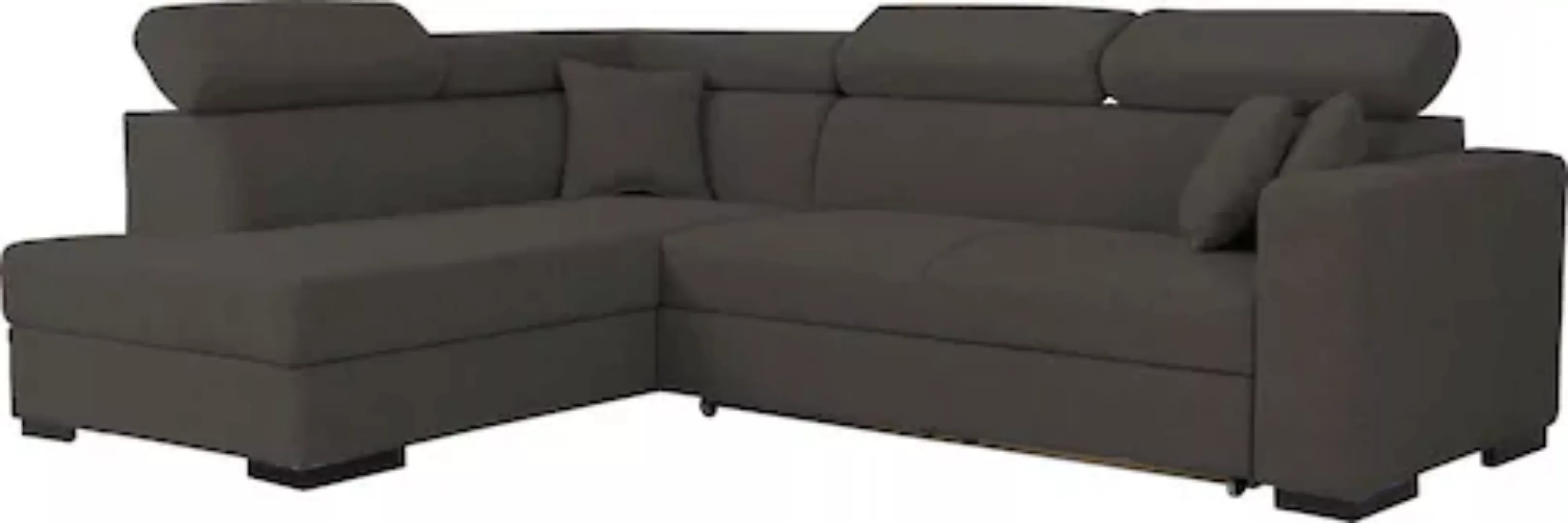 Home affaire Ecksofa »Tulio L-Form«, wahlweise mit Bettfunktion und Bettkas günstig online kaufen
