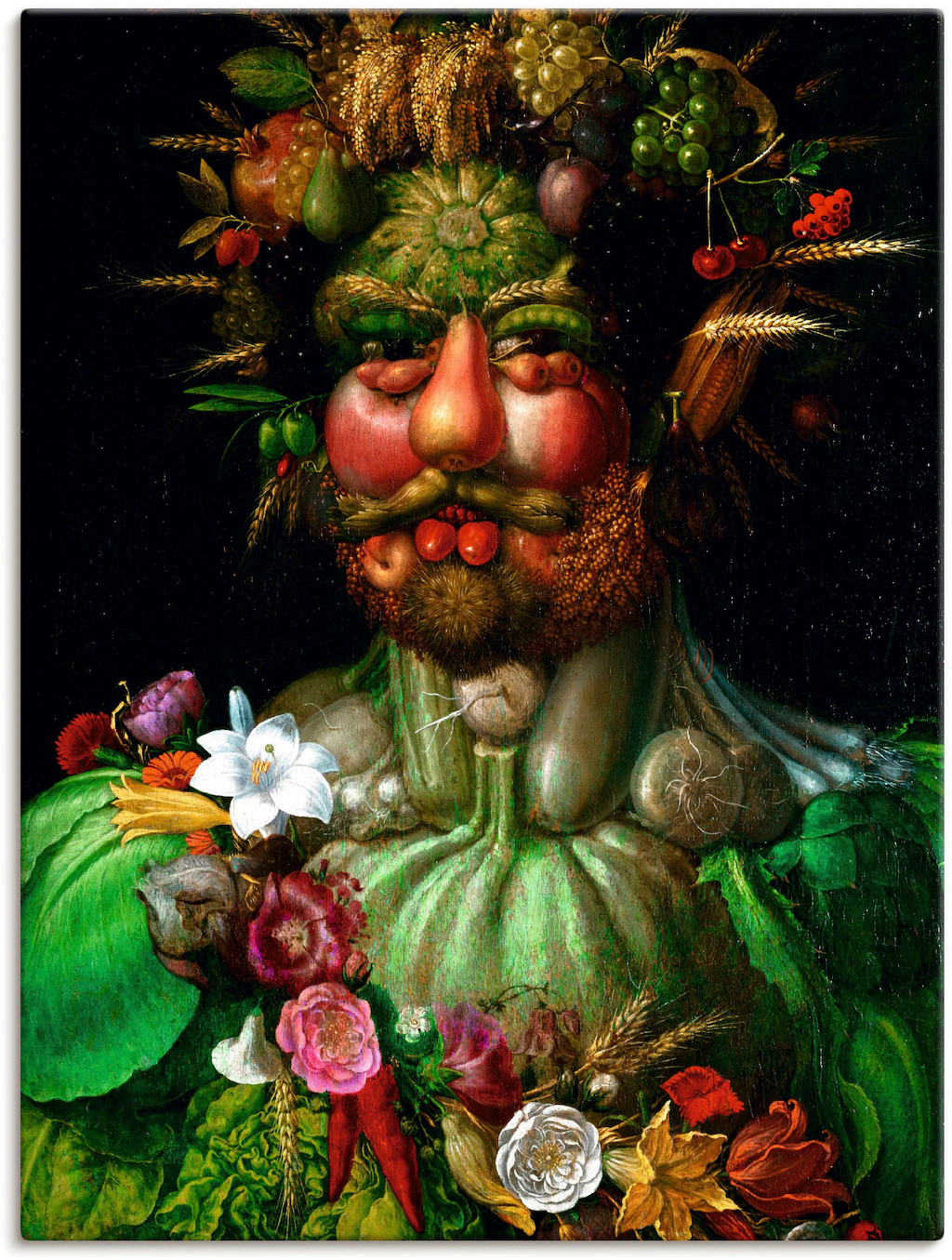 Artland Wandbild "Vertumnus (Kaiser Rudolf II.). 1590", Porträts, (1 St.), günstig online kaufen