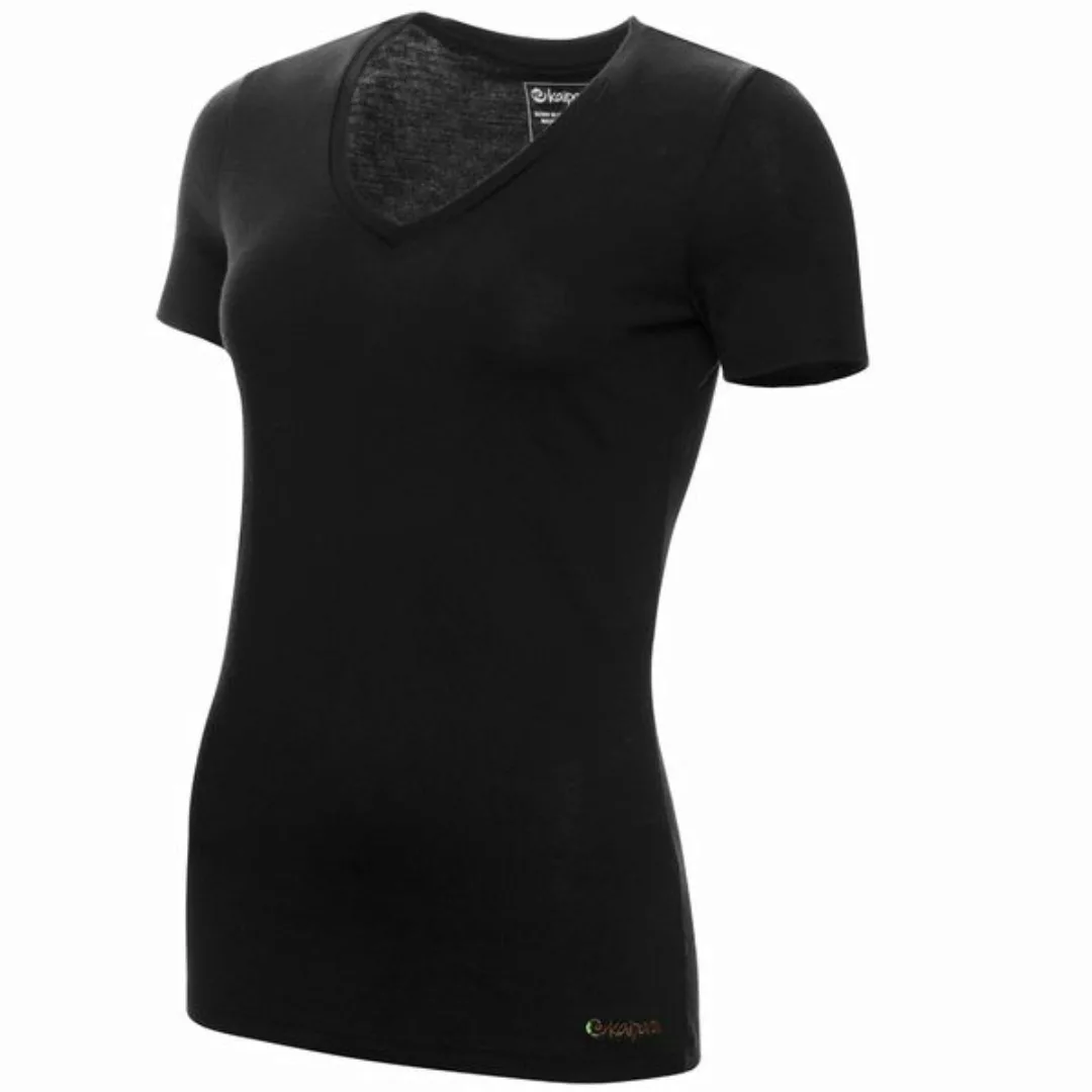 Kaipara Merino Shirt Kurzarm Slimfit V-neck 200 Mulesing-frei günstig online kaufen