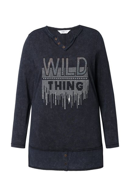 Angel of Style Longsleeve T-Shirt Comfort Fit Wild Thing Print Langarm günstig online kaufen