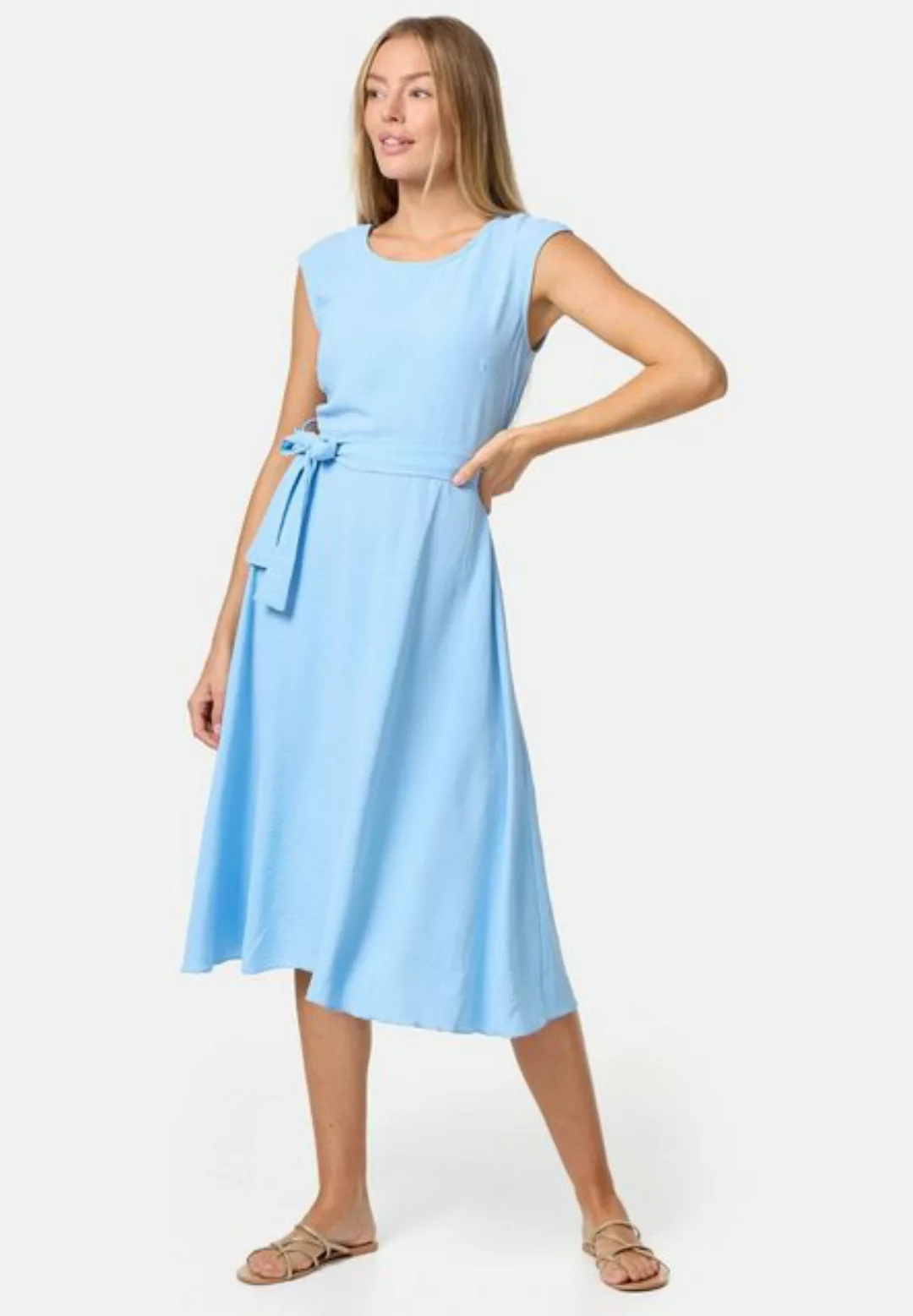 PM SELECTED Midikleid PM-26 (Ärmelloses Sommerkleid Dress mit Bindeband in günstig online kaufen
